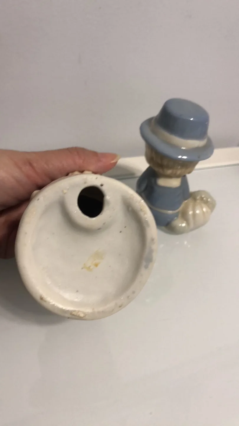 Vintage Porcelain Figurines Set of Two image indicator(4)