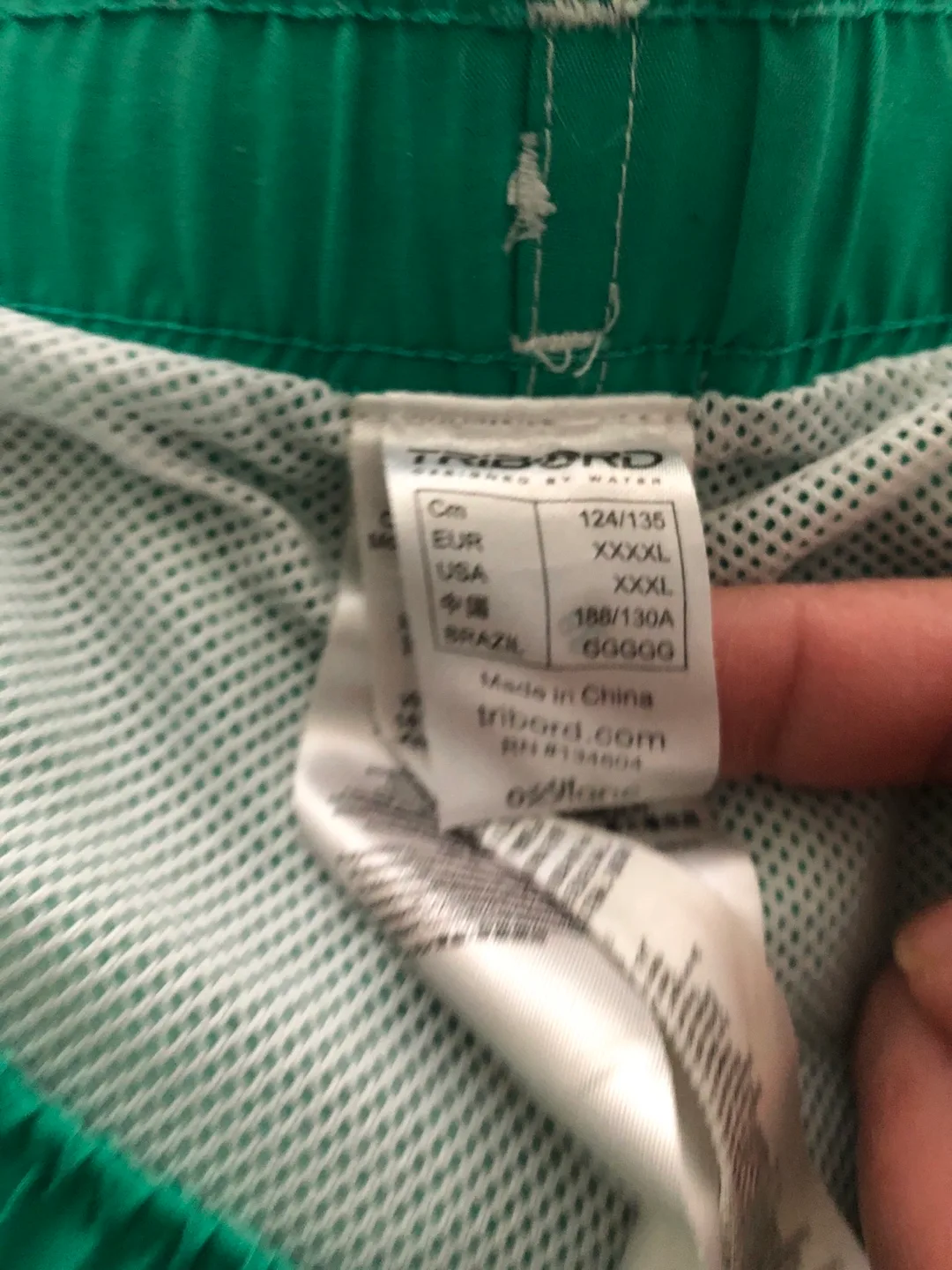 Tribord Men's Teal Swim Trunks -USA Size XXXL image indicator(2)