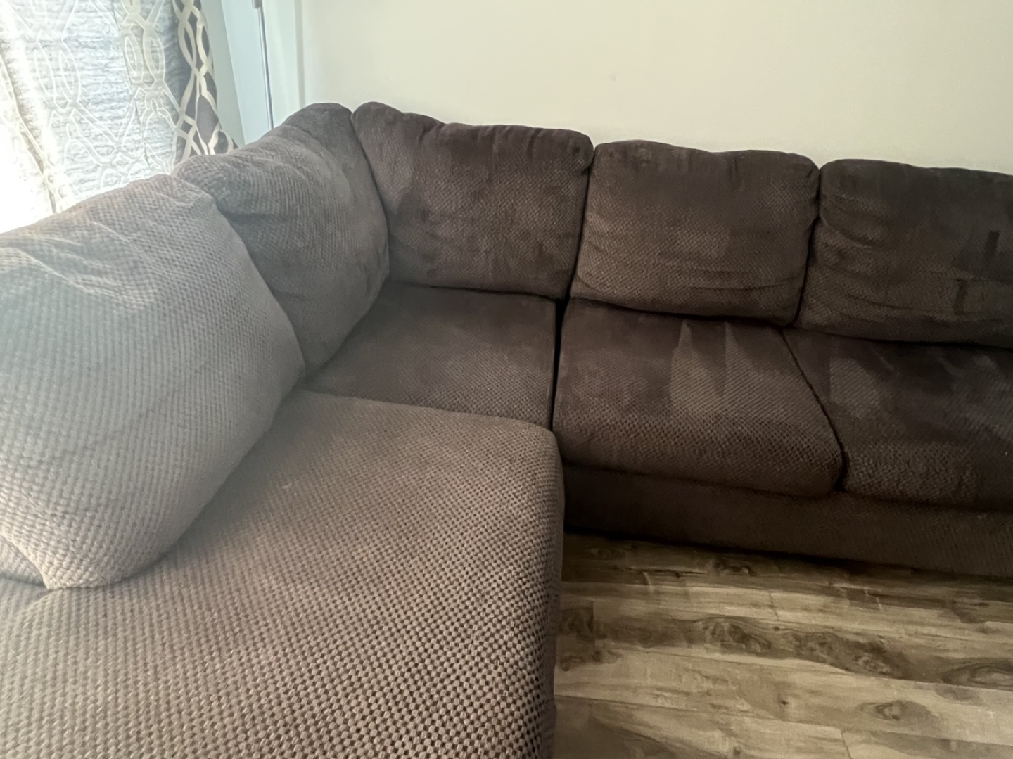Gray L Shaped Sectional Sofa - photo 2