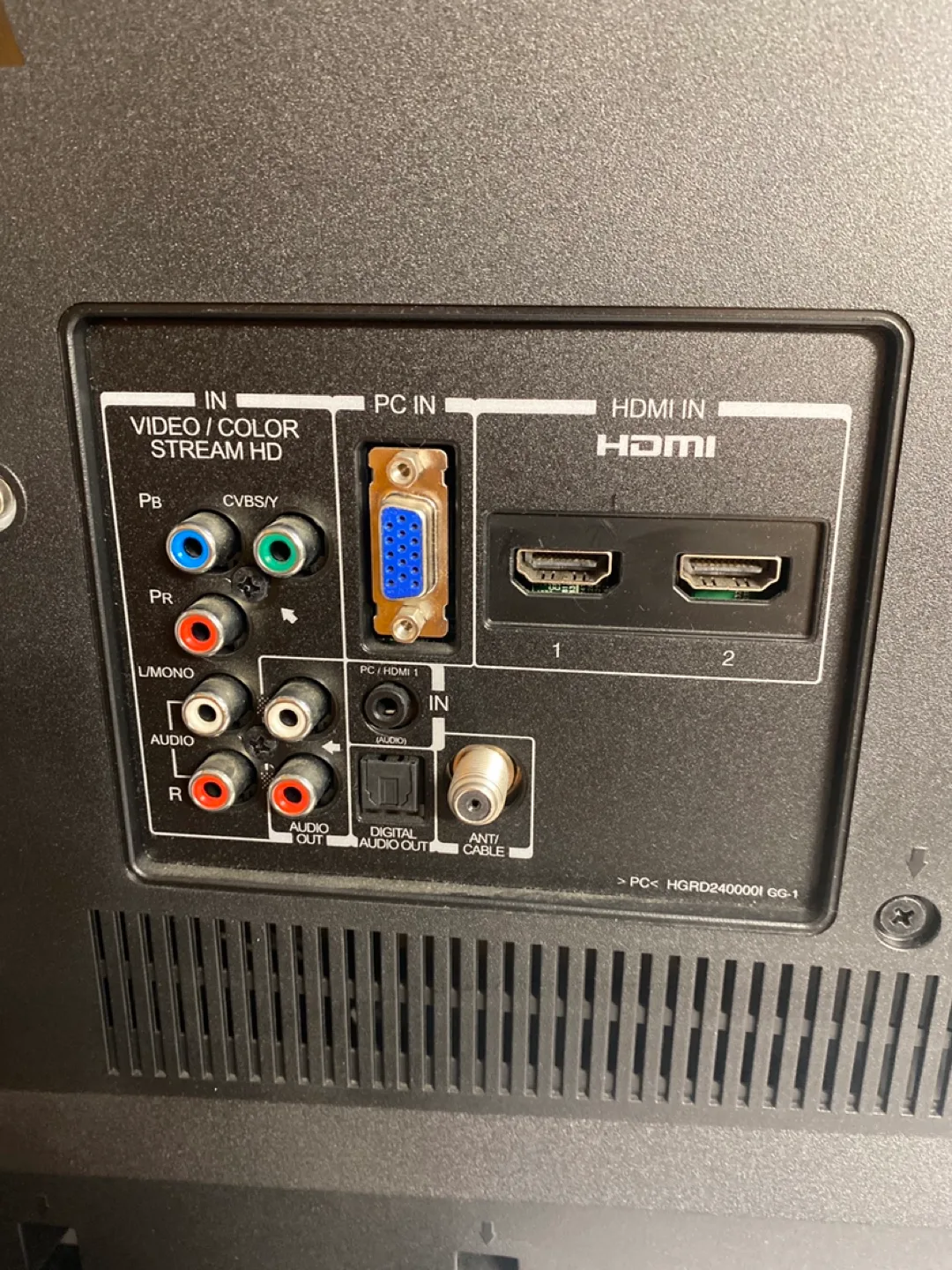 Toshiba 24-inch HD LED TV image indicator(5)