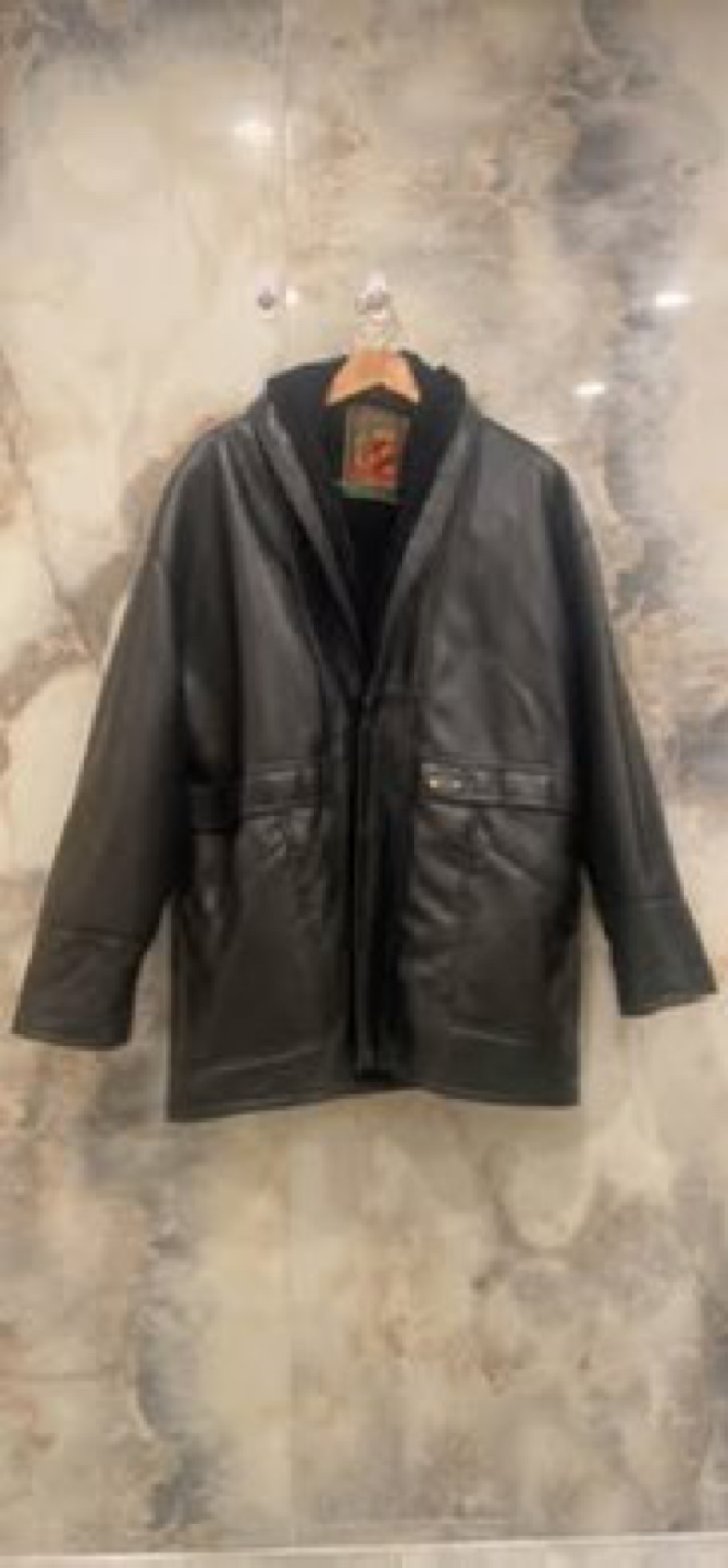 Vintage Flom Leather Jacket, Made in Italy