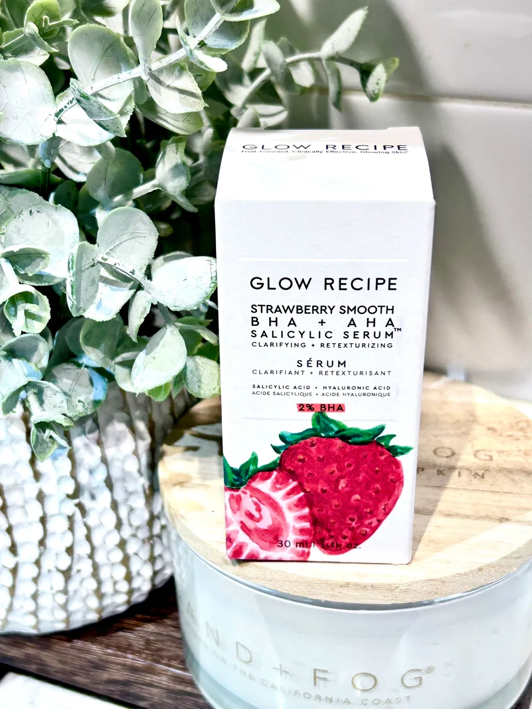 🍓NEW IN BOX! REG $63 Glow Recipe Strawberry Salicylic Serum image indicator(9)