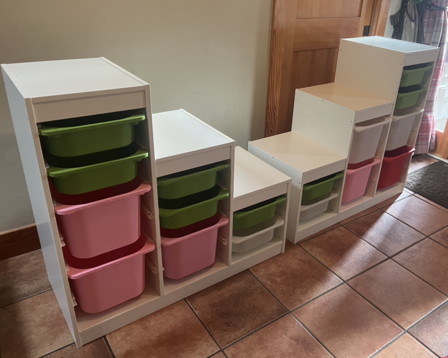 2x IKEA TROFAST Storage with bins $75 each - photo 2