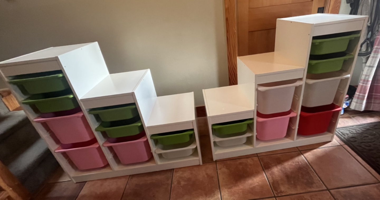 2x IKEA TROFAST Storage with bins $75 each - photo 3