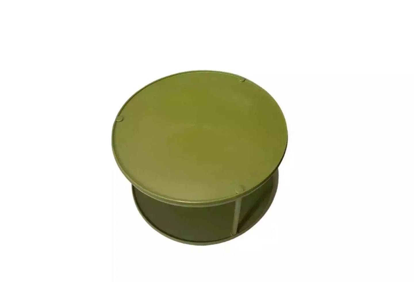 Rubbermaid Two-Tiered Lazy Susan Turntable in Avocado image indicator(2)
