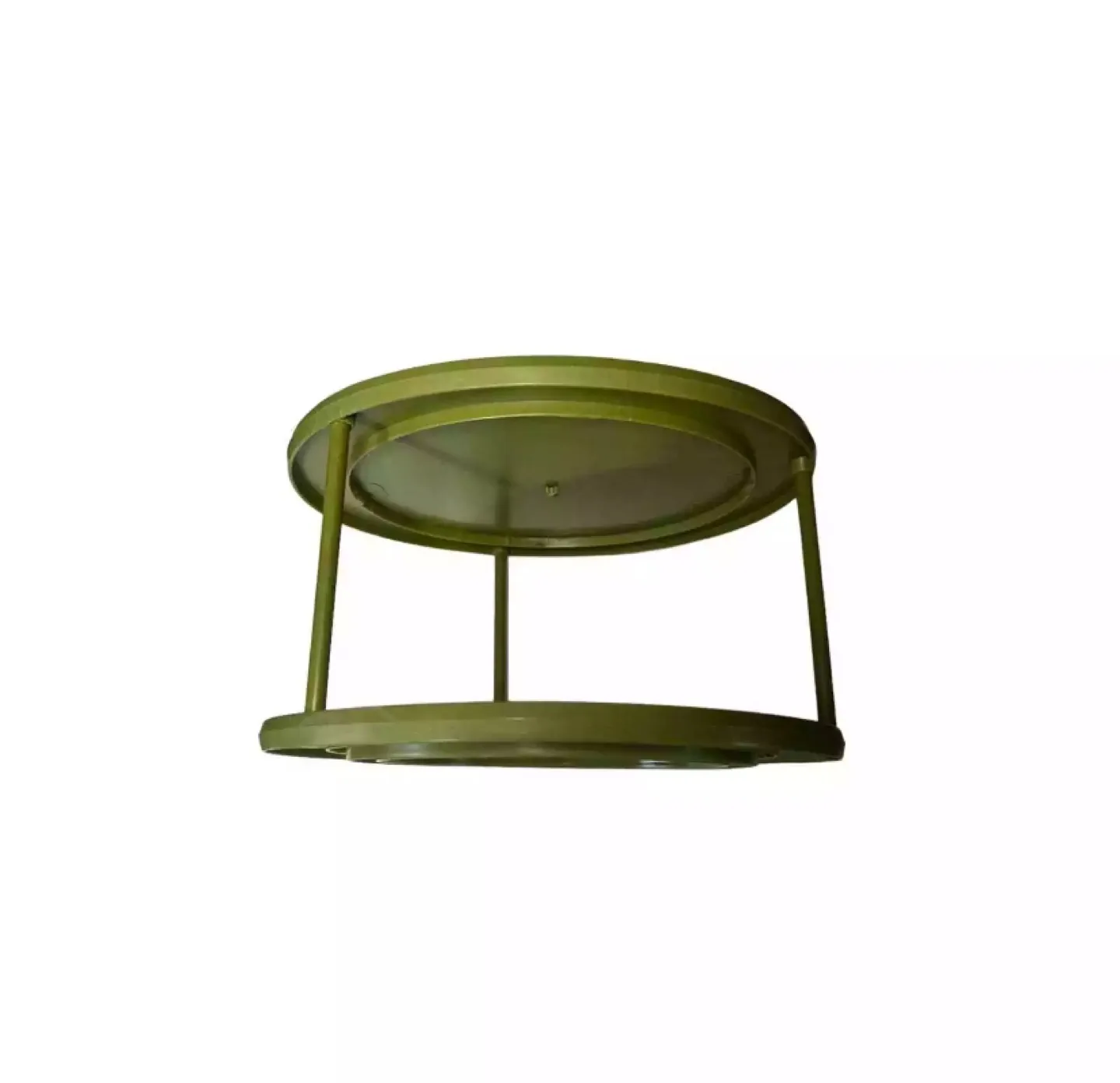 Rubbermaid Two-Tiered Lazy Susan Turntable in Avocado image indicator(4)