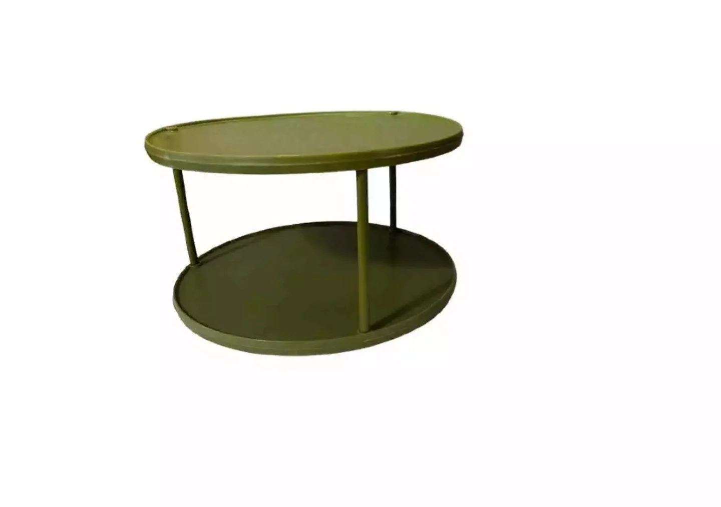 Rubbermaid Two-Tiered Lazy Susan Turntable in Avocado image indicator(3)