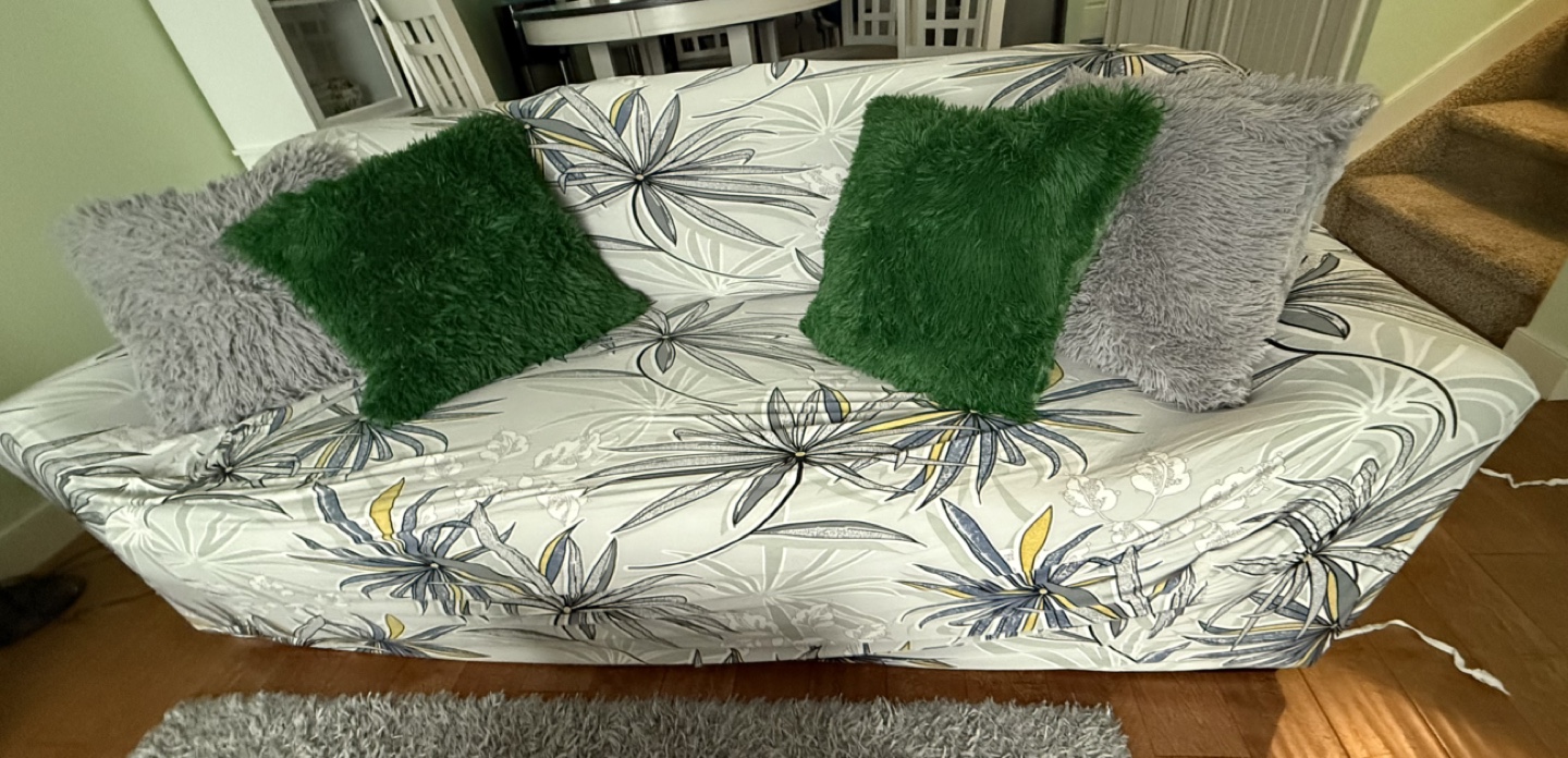 Grey Sofa with Removable Cover - photo 3