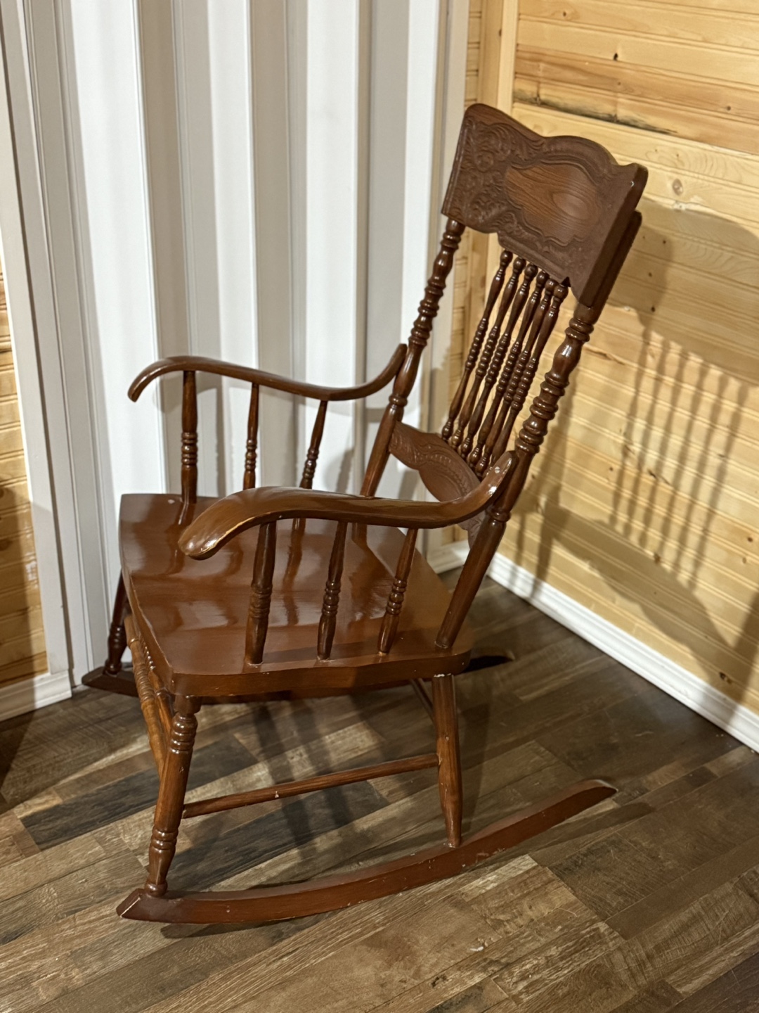 Vintage Wooden Rocking Chair