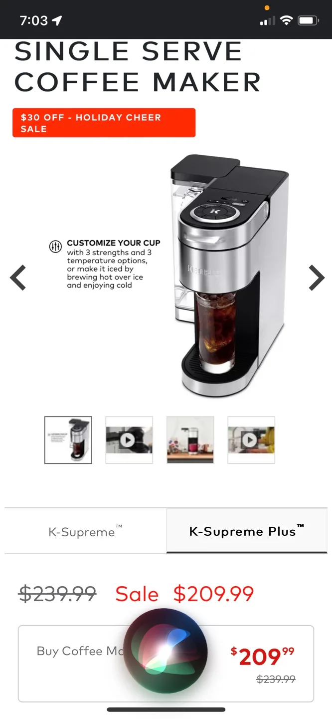 Keurig K-Supreme Plus Single-Serve Coffee Maker image indicator(5)