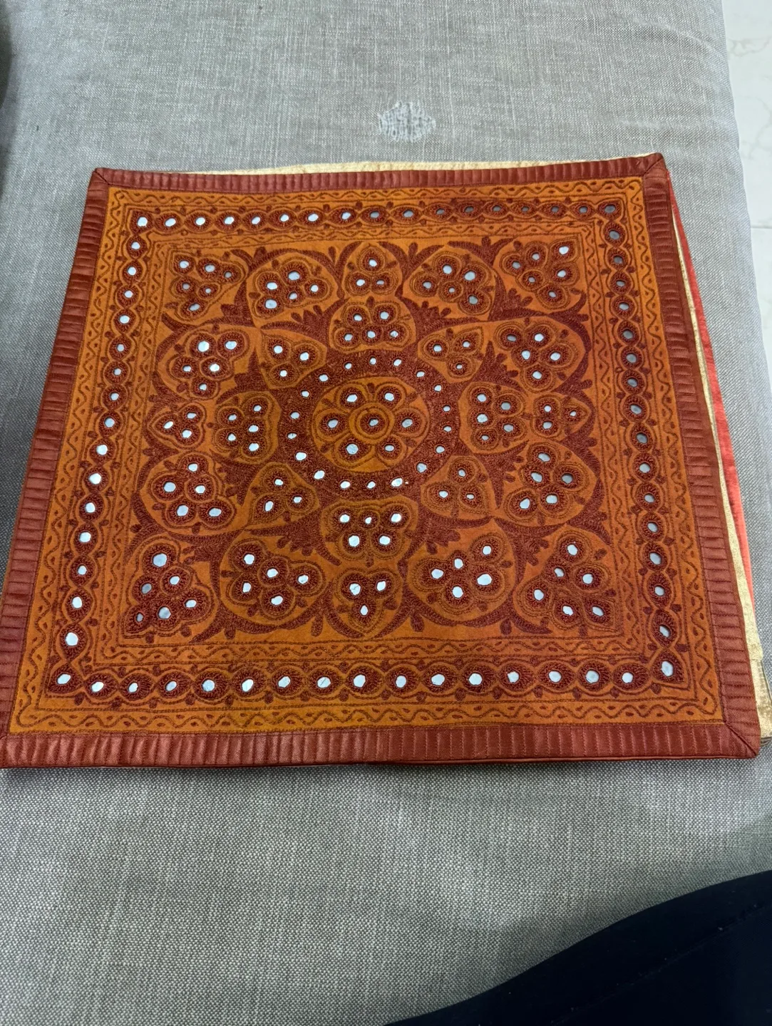 Set of Four Hand-Embroidered Cushion Covers image indicator(5)