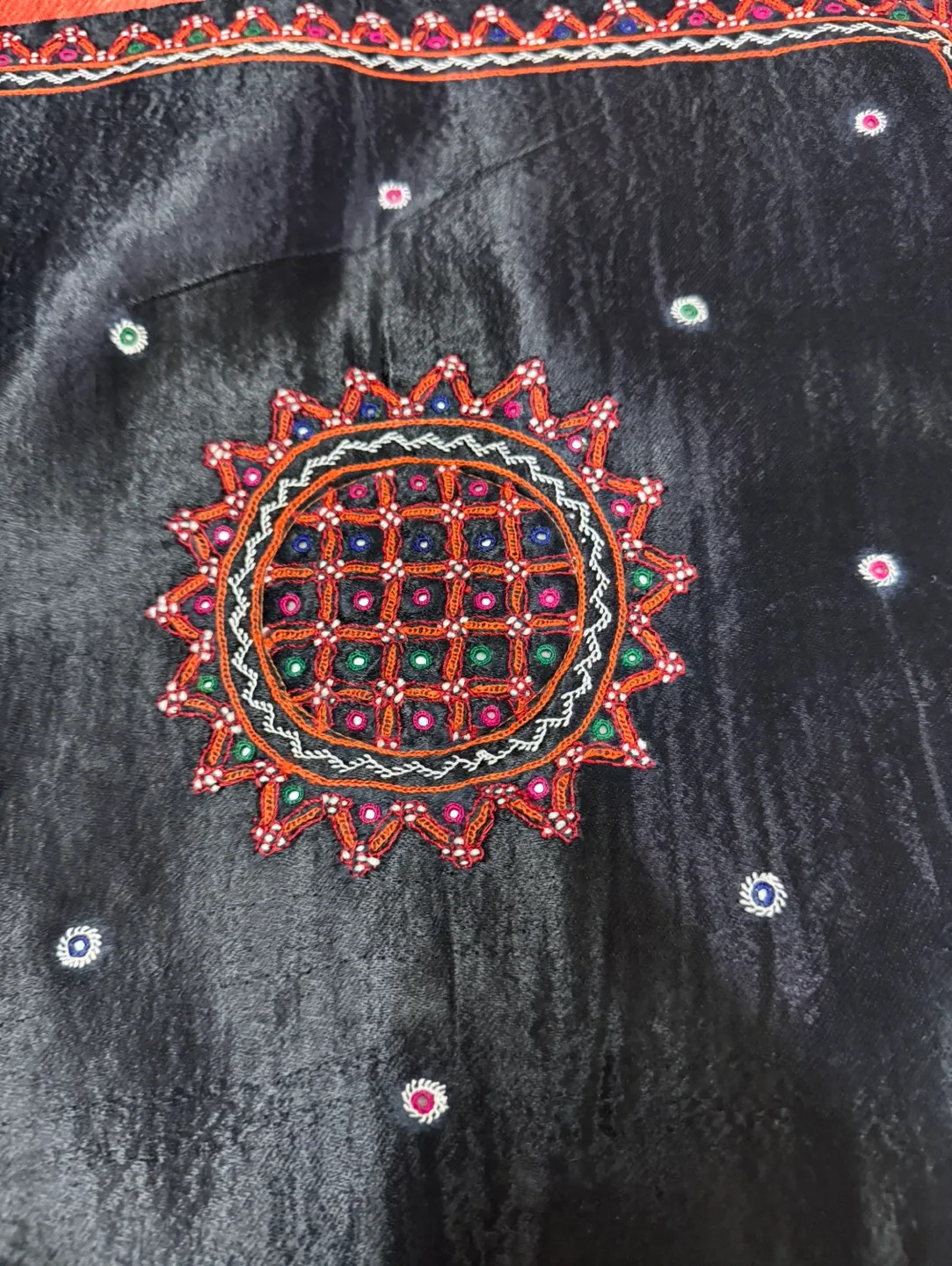 Set of Four Hand-Embroidered Cushion Covers image indicator(2)