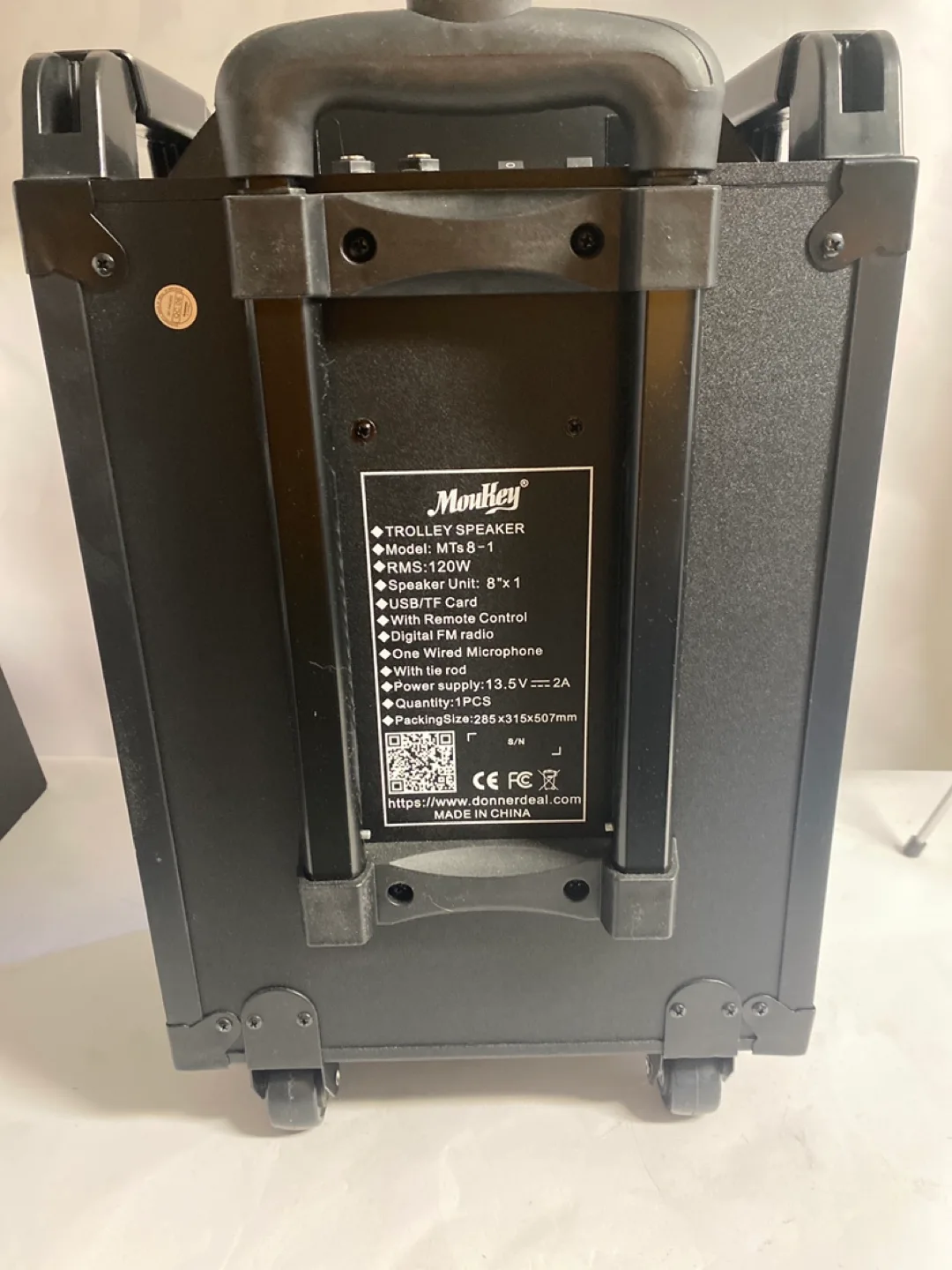 Moukey MTS8-1 Trolley Speaker with Microphone image indicator(3)