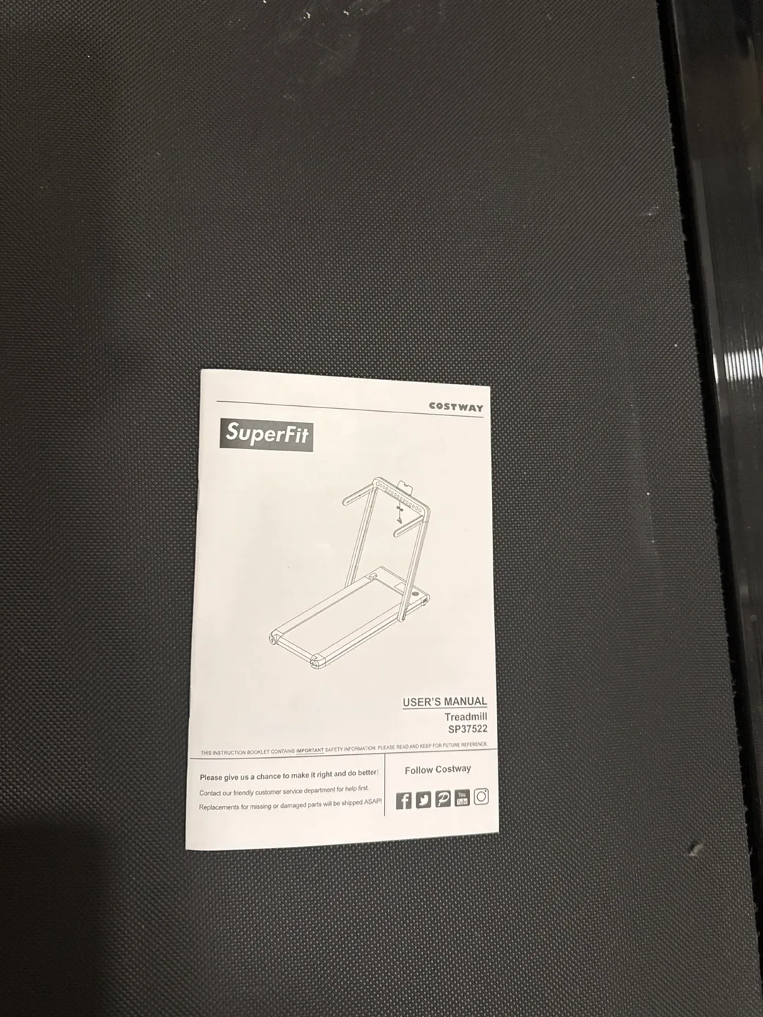 Costway SuperFit SP37522 Treadmill image indicator(5)