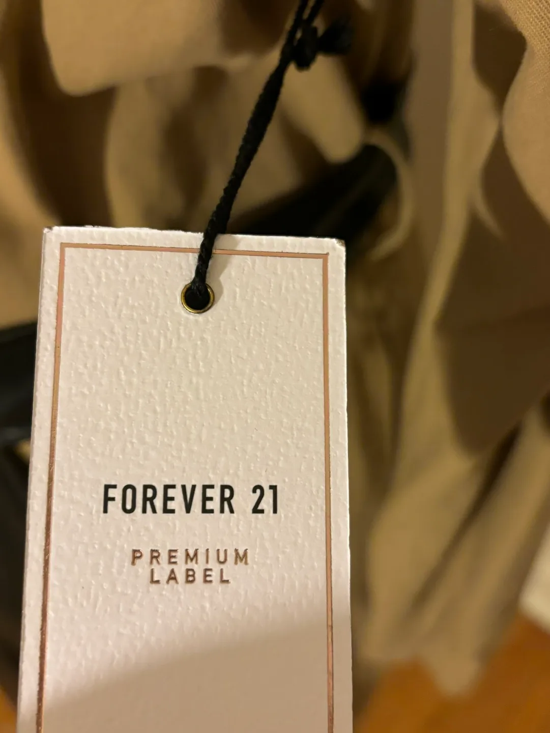 Forever 21 Premium Label Trench Coat - Size Large image indicator(3)