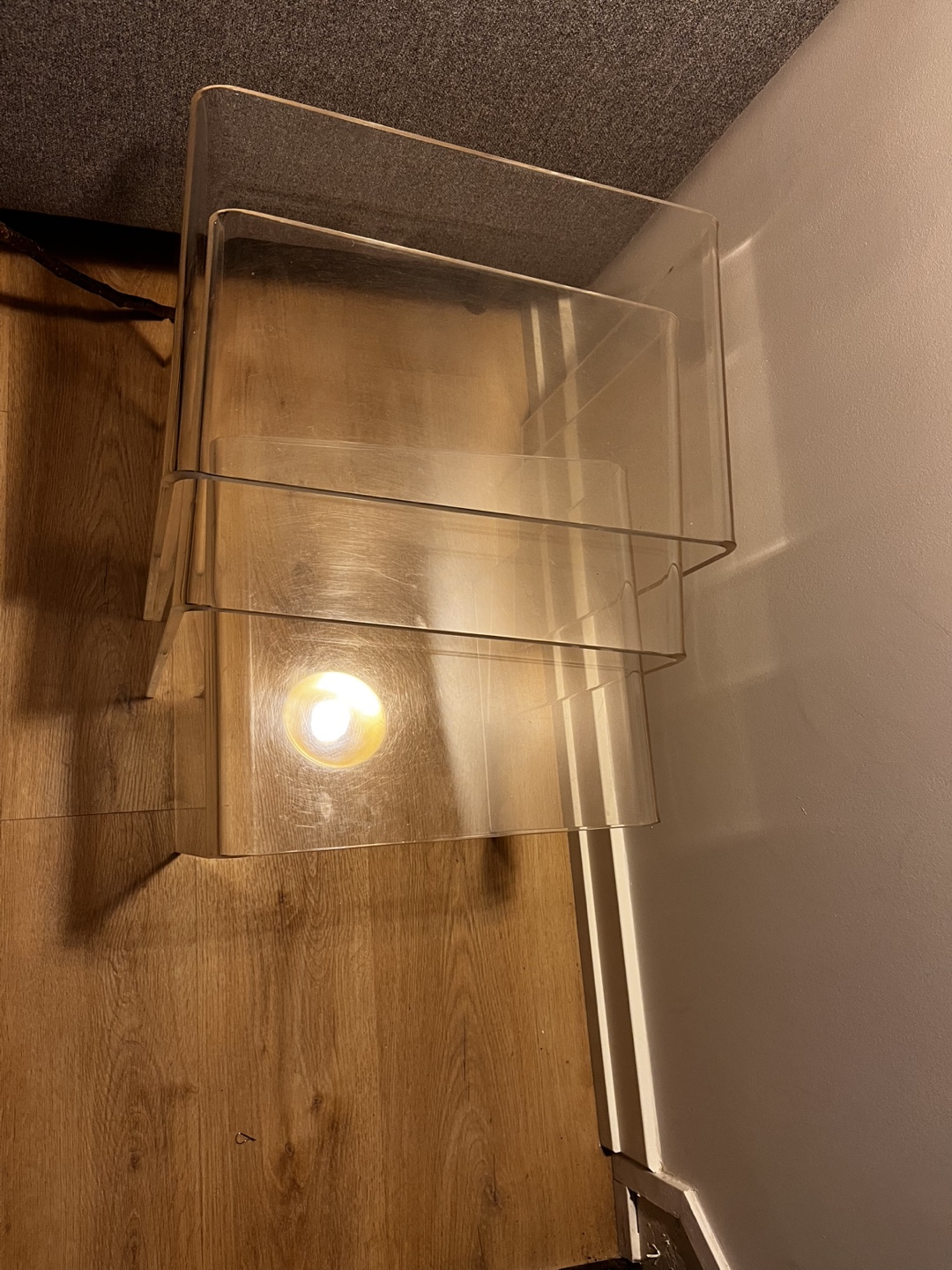 Set of three acrylic nesting tables - photo 2