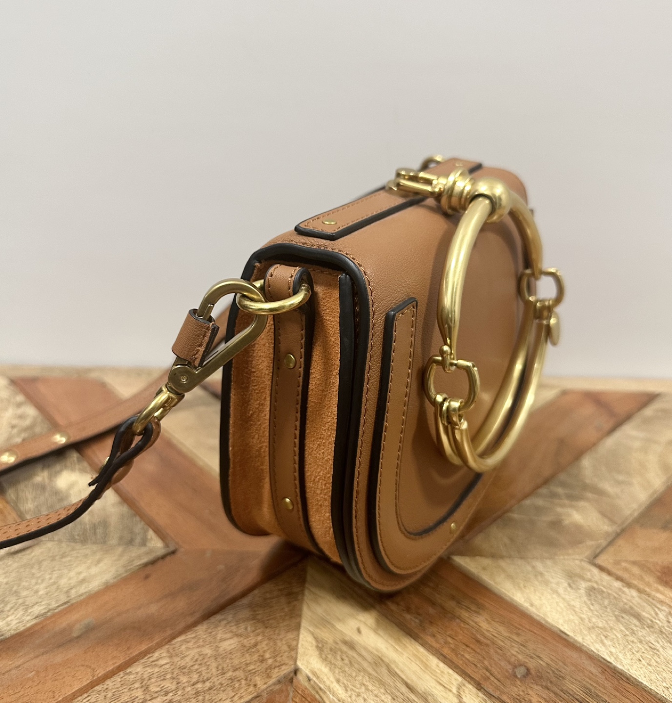 Chloé Brown Leather Small Saddle Bag - photo 3