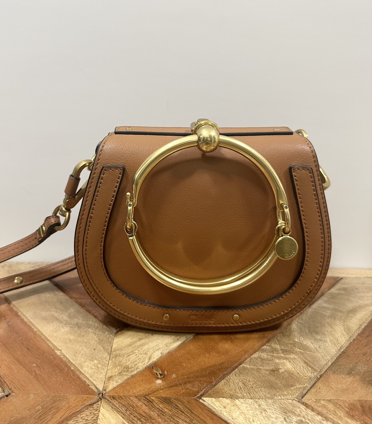 Chloé Brown Leather Small Saddle Bag - photo 2