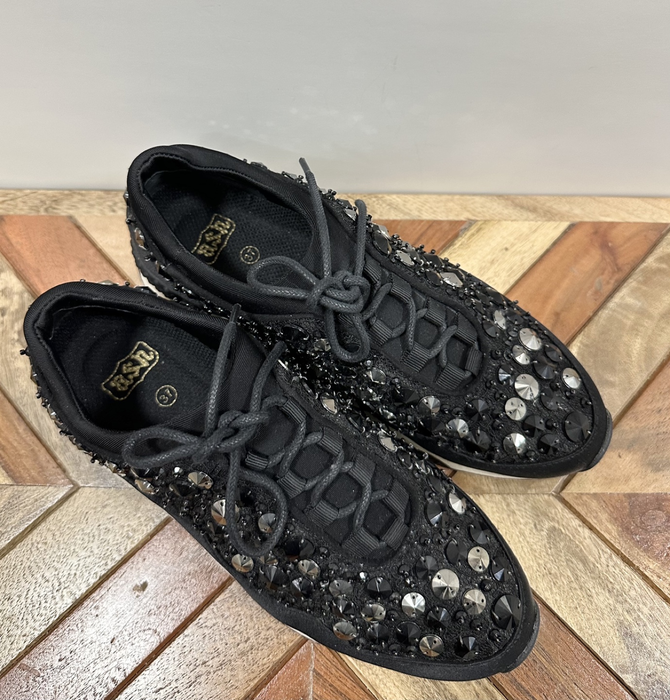 ASH Embellished Black Sneakers - photo 5