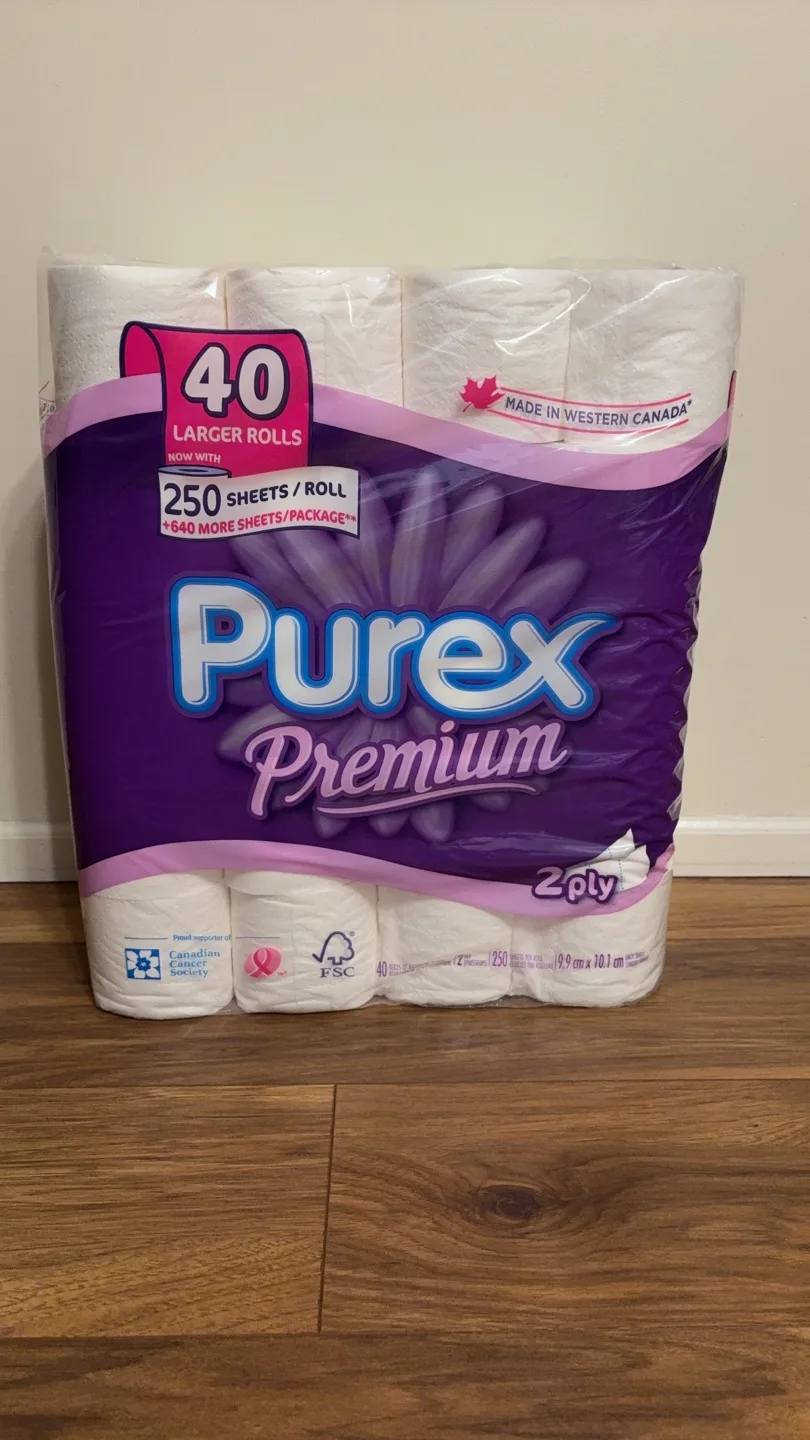 Purex Premium Toilet Paper - 40 Large Rolls thumbnail
