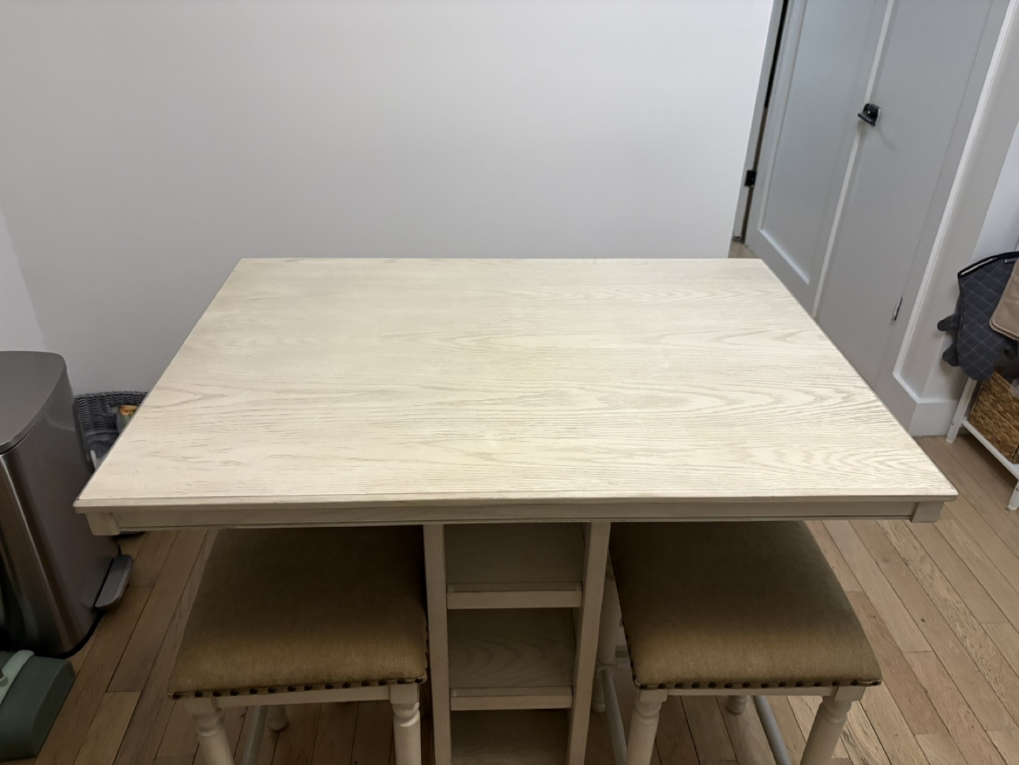 Kitchen Island Table Set with 4 Stools - photo 4