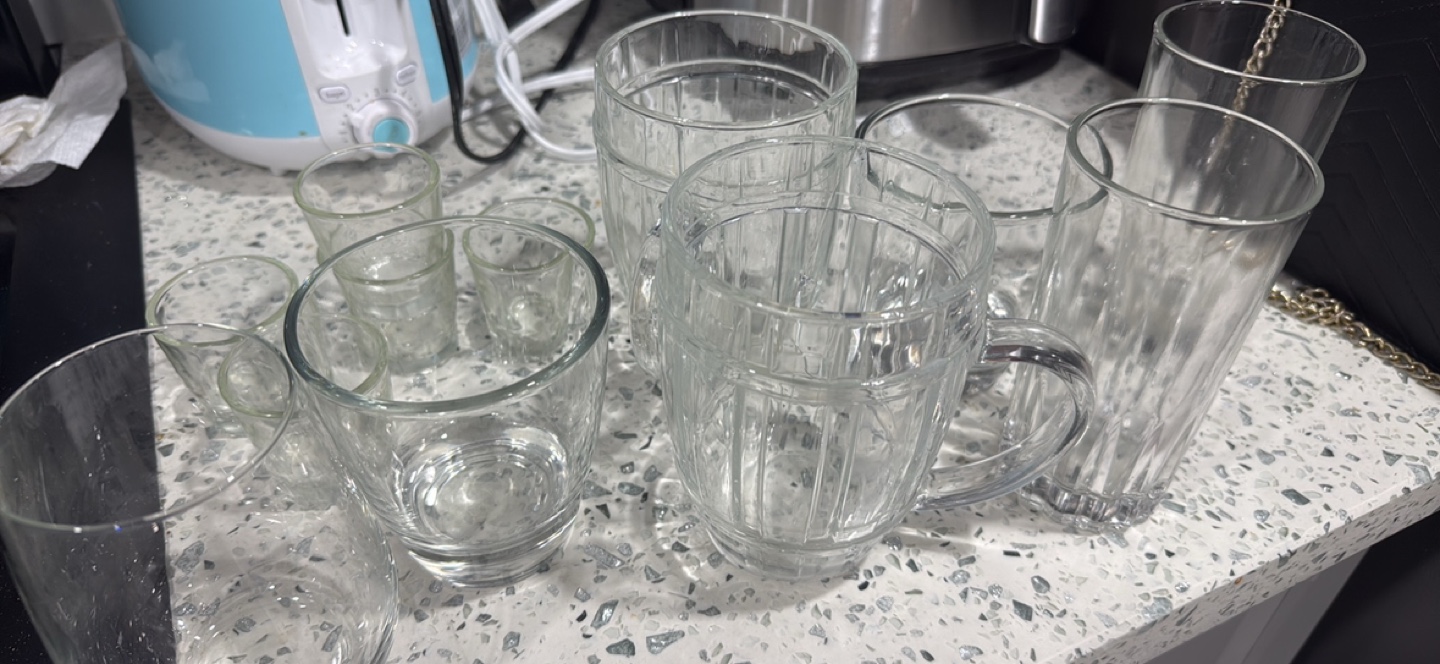 Assorted Glassware Set - Tumblers, Shot Glasses & More!