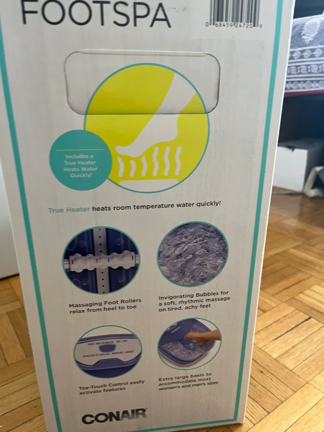 Conair True Heating Foot Spa image indicator(2)