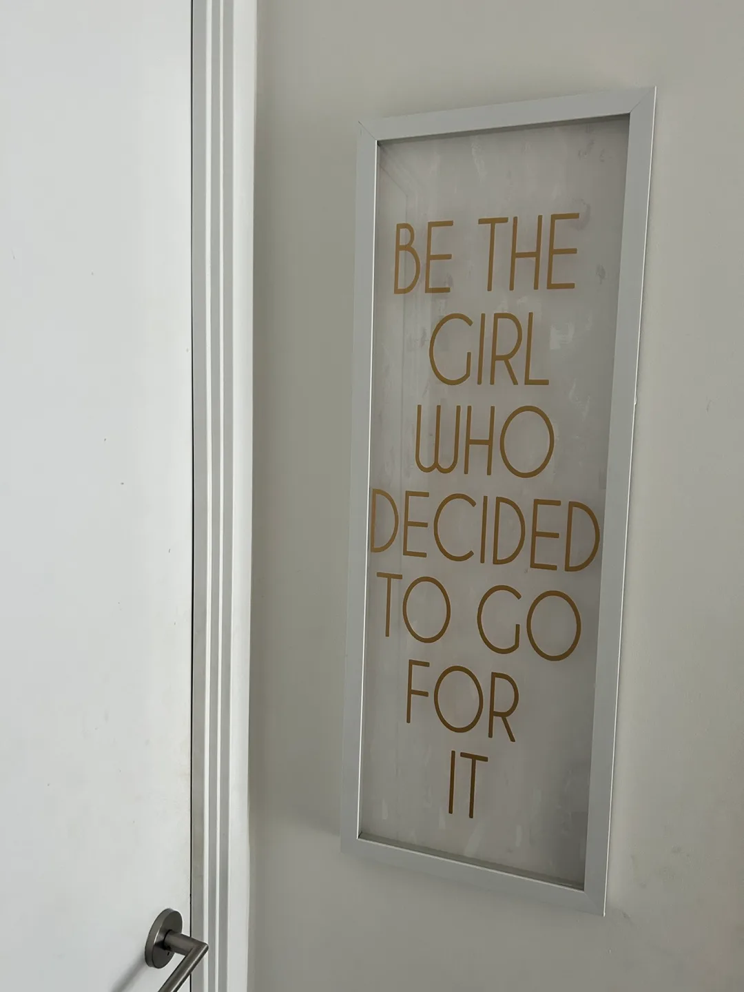 Motivational Wall Art Print - Be The Girl thumbnail