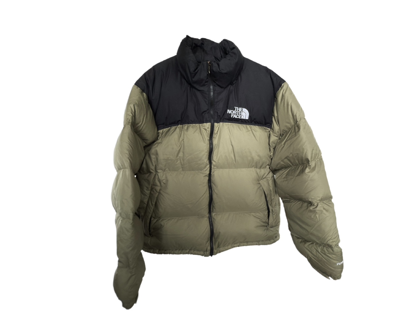 Rare Khaki Green The North Face 700 Nuptse Down Puffer