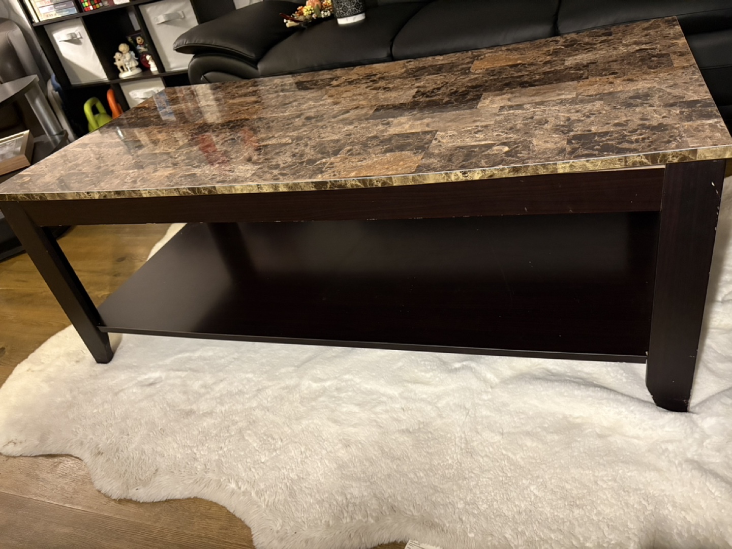Coffee Table with Marble Top - photo 2