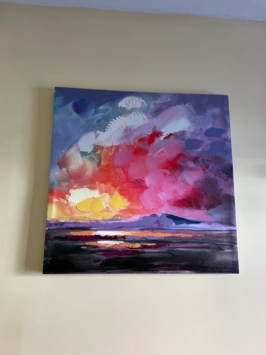 Abstract Landscape Painting on Canvas image indicator(2)