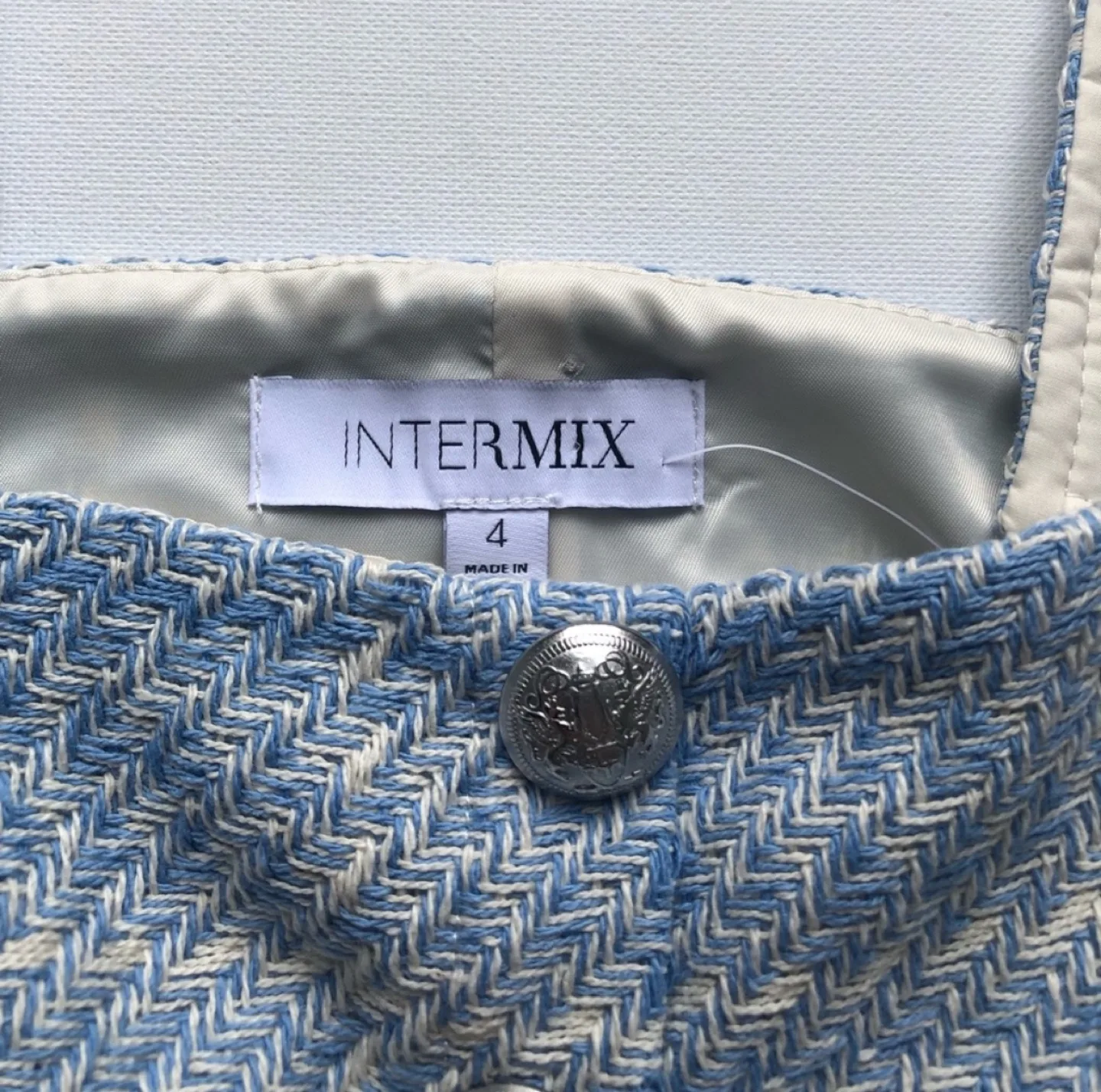 NWT INTERMIX | Tweed Top - US 4 image indicator(6)