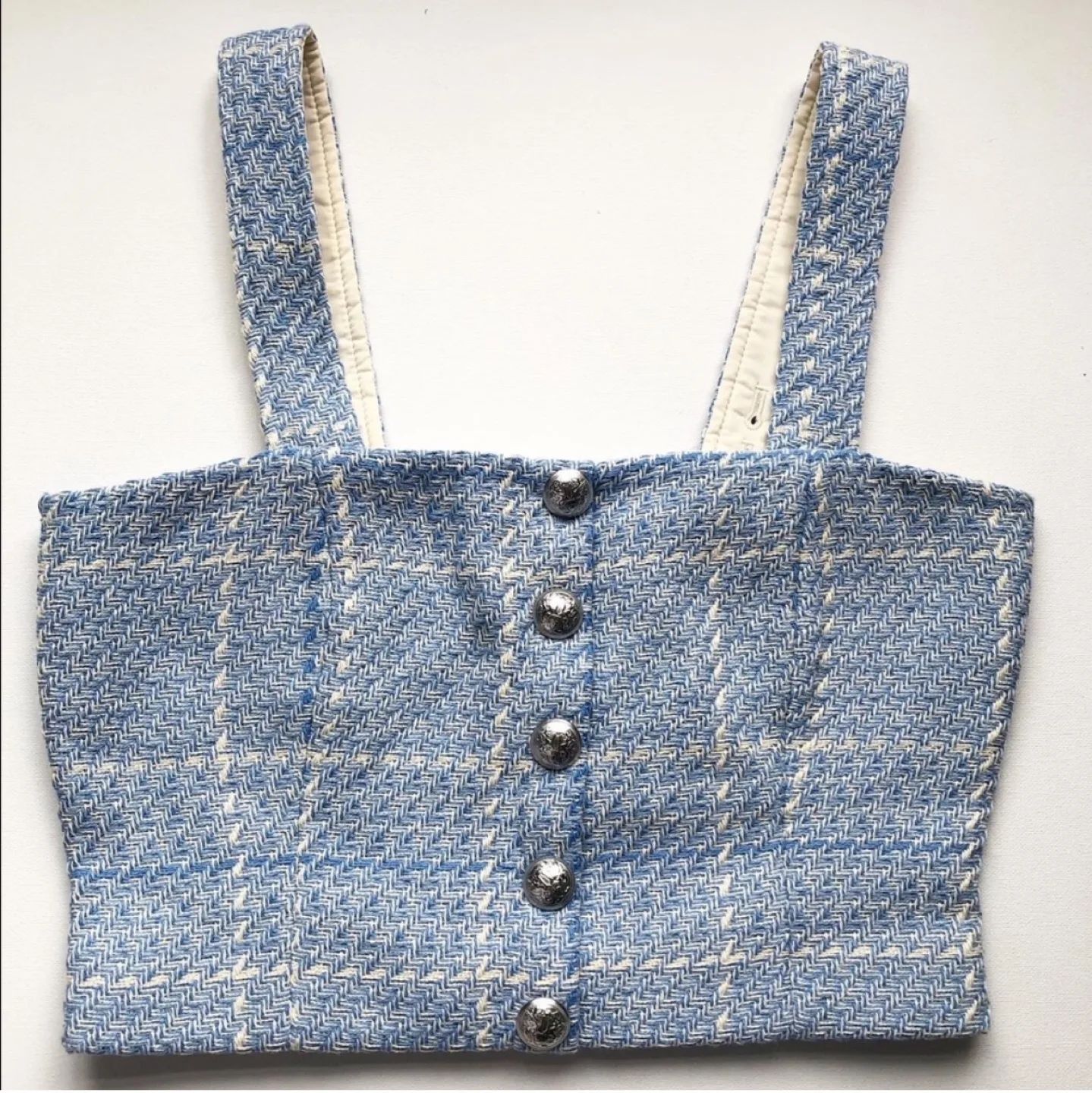 NWT INTERMIX | Tweed Top - US 4 image indicator(2)