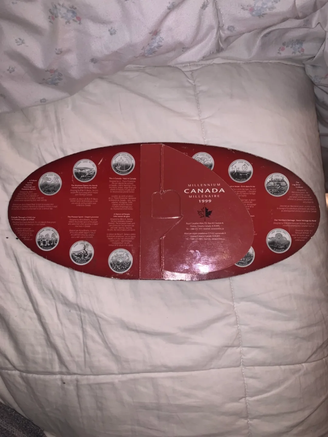 1999 Canadian Millennium 25 Cent Coin Set image indicator(2)