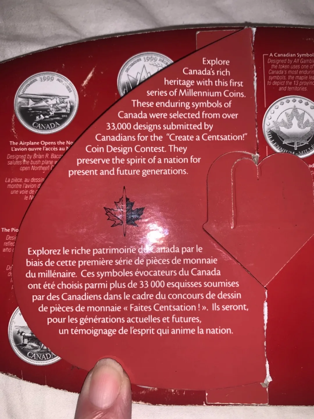 1999 Canadian Millennium 25 Cent Coin Set image indicator(4)