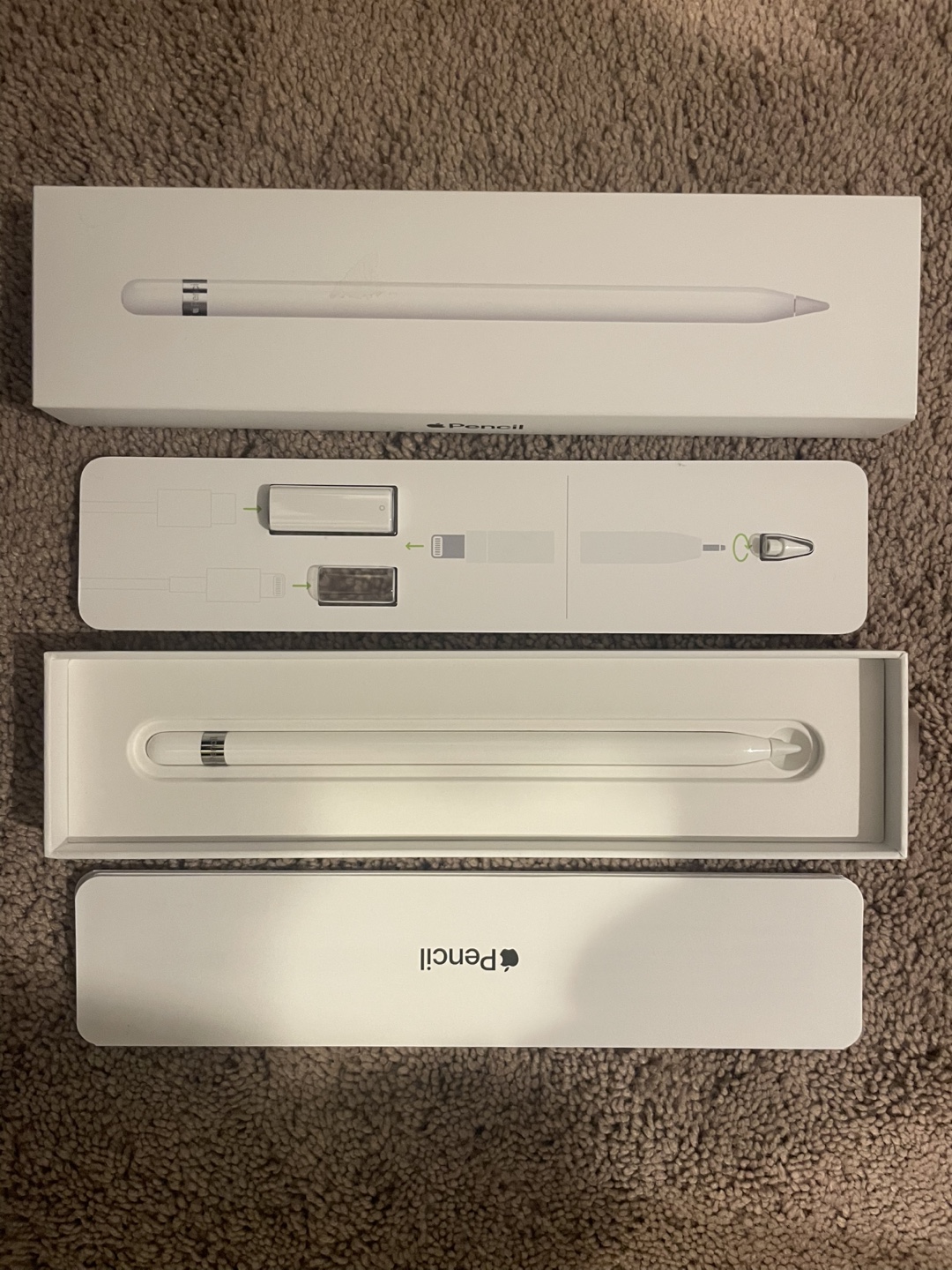 Apple Pencil 1st Generation with Box and Accessories
