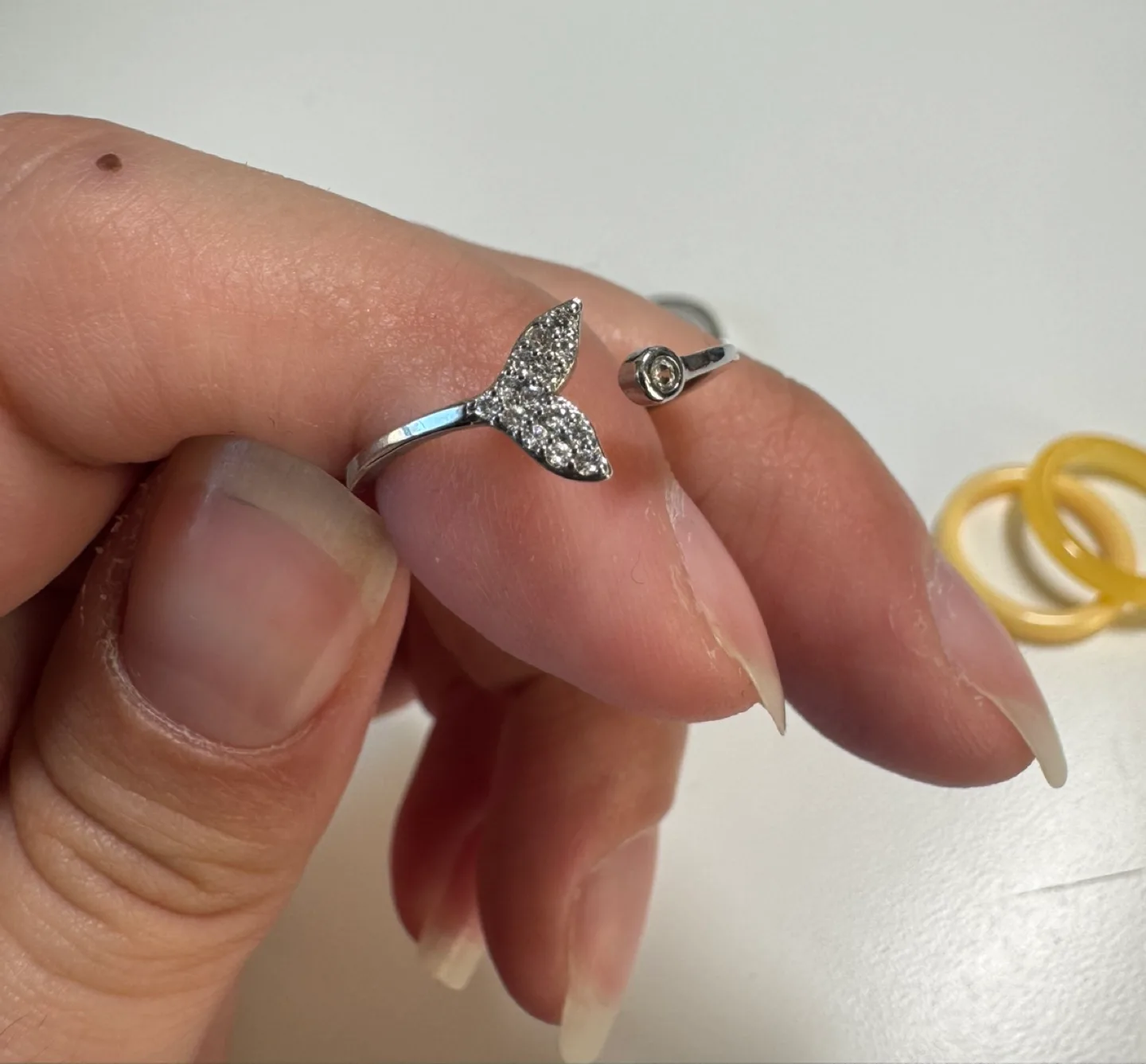 Two Resin Rings & Two Silver Rings image indicator(3)