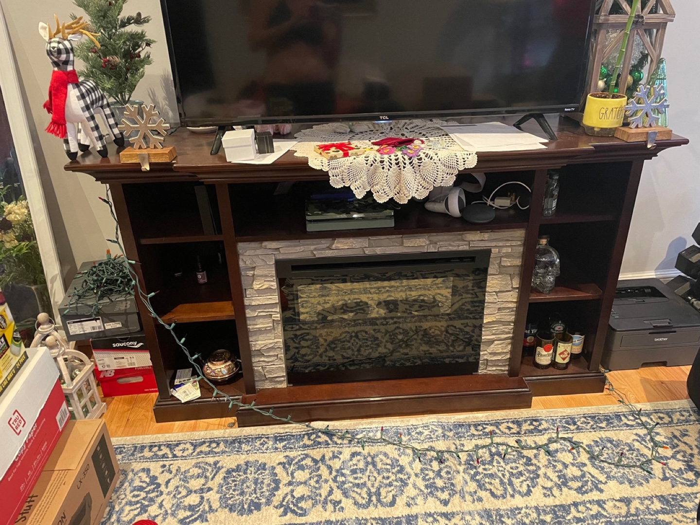 Dimplex Electric Fireplace TV Stand - photo 2