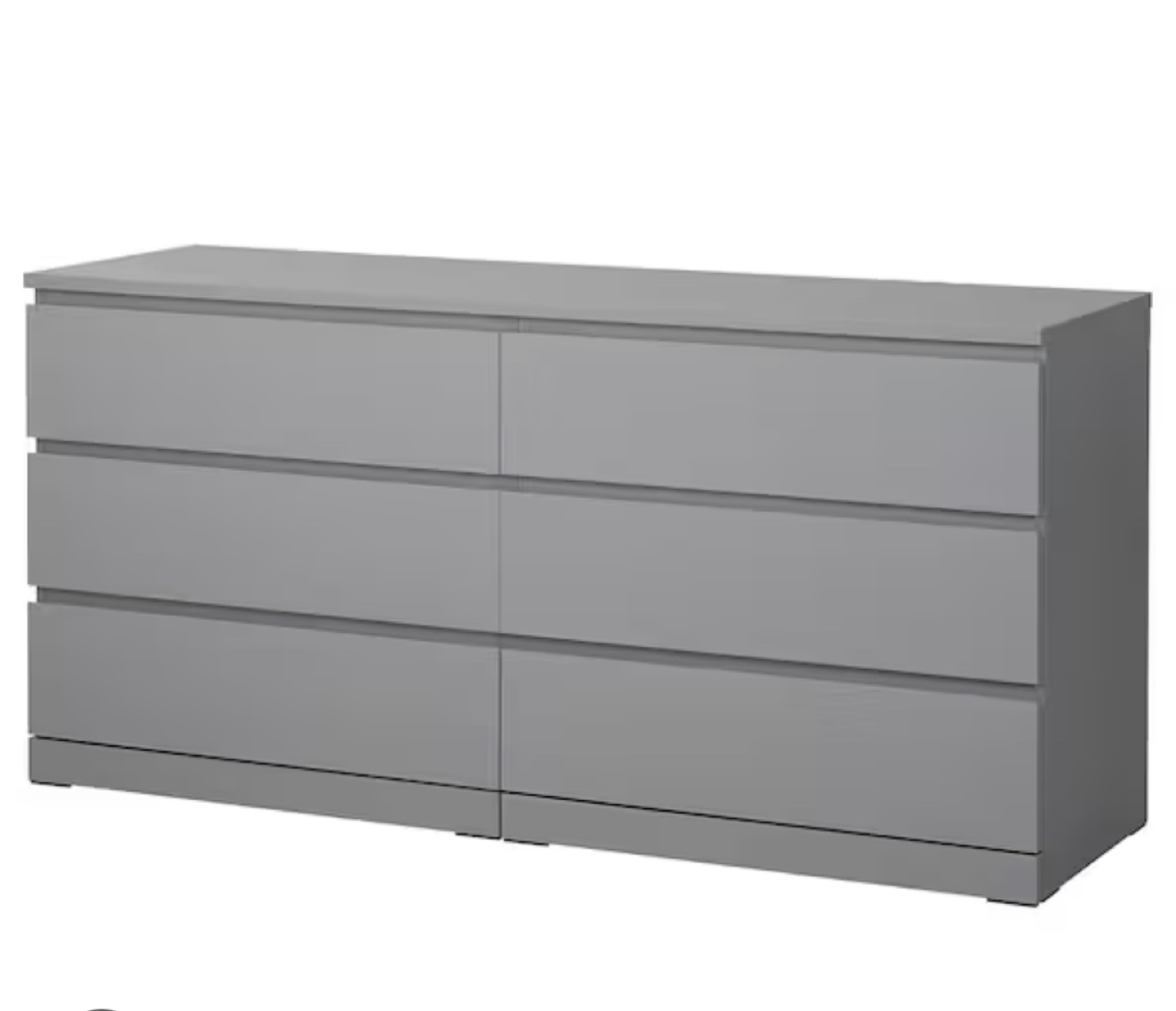 IKEA Grey 6-Drawer Dresser