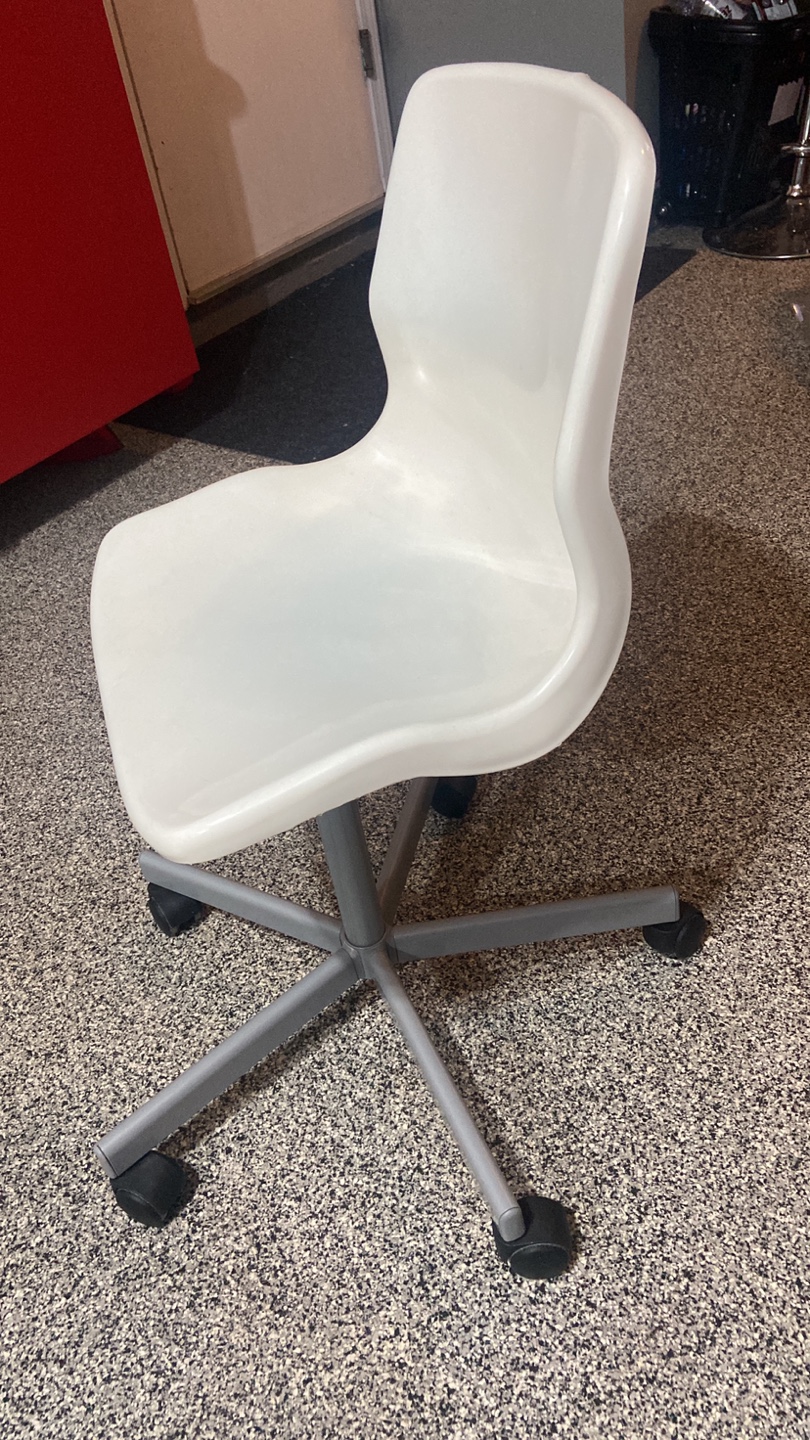 White Swivel Desk Chair