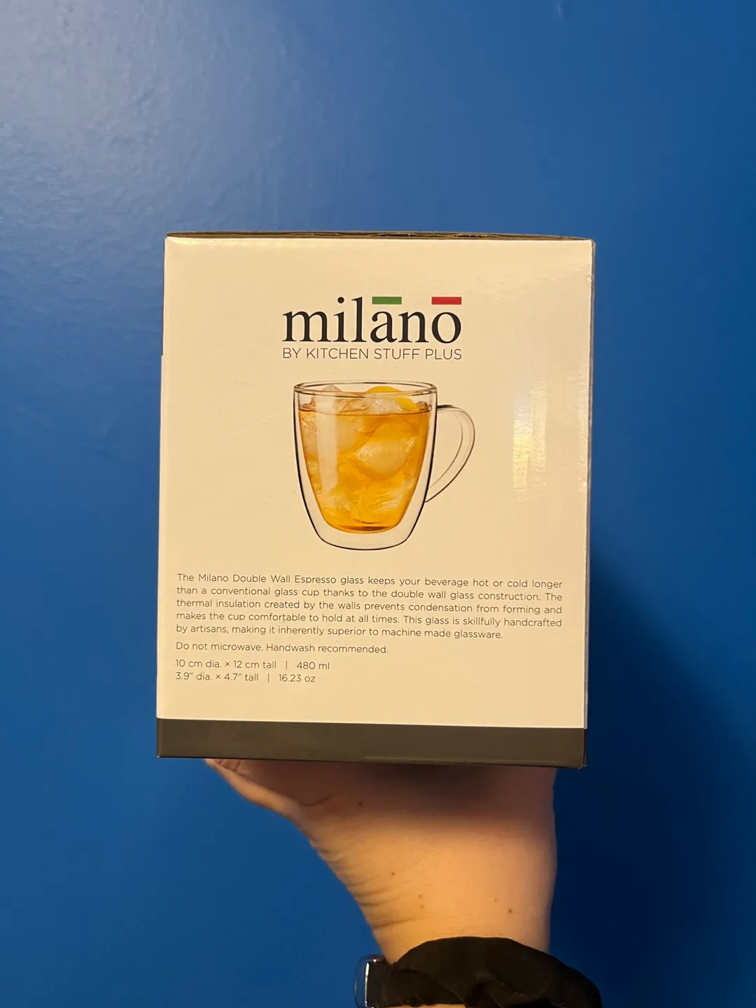 Milano Double Wall Glass Mugs - Set of 2 image indicator(2)