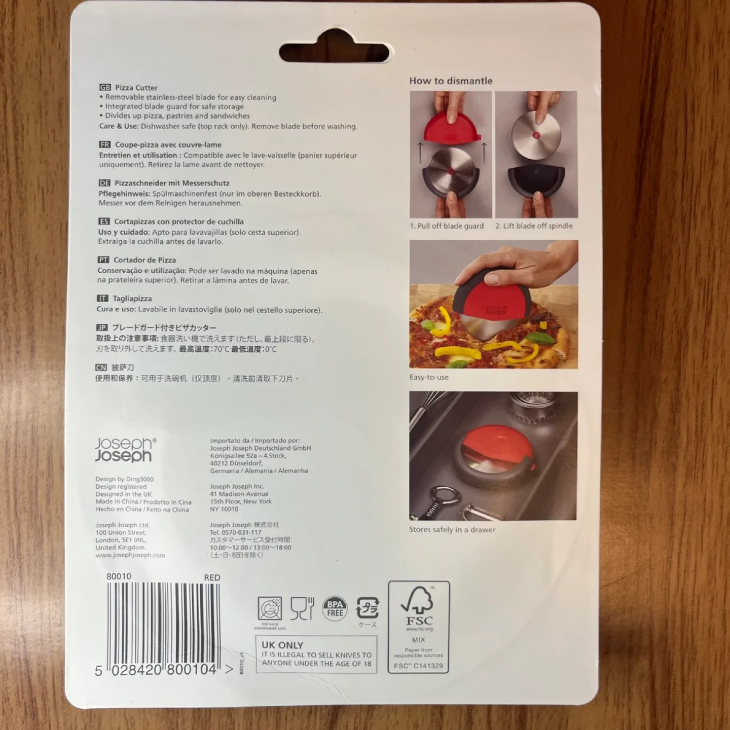 Joseph Joseph Duo Pizza Cutter image indicator(4)