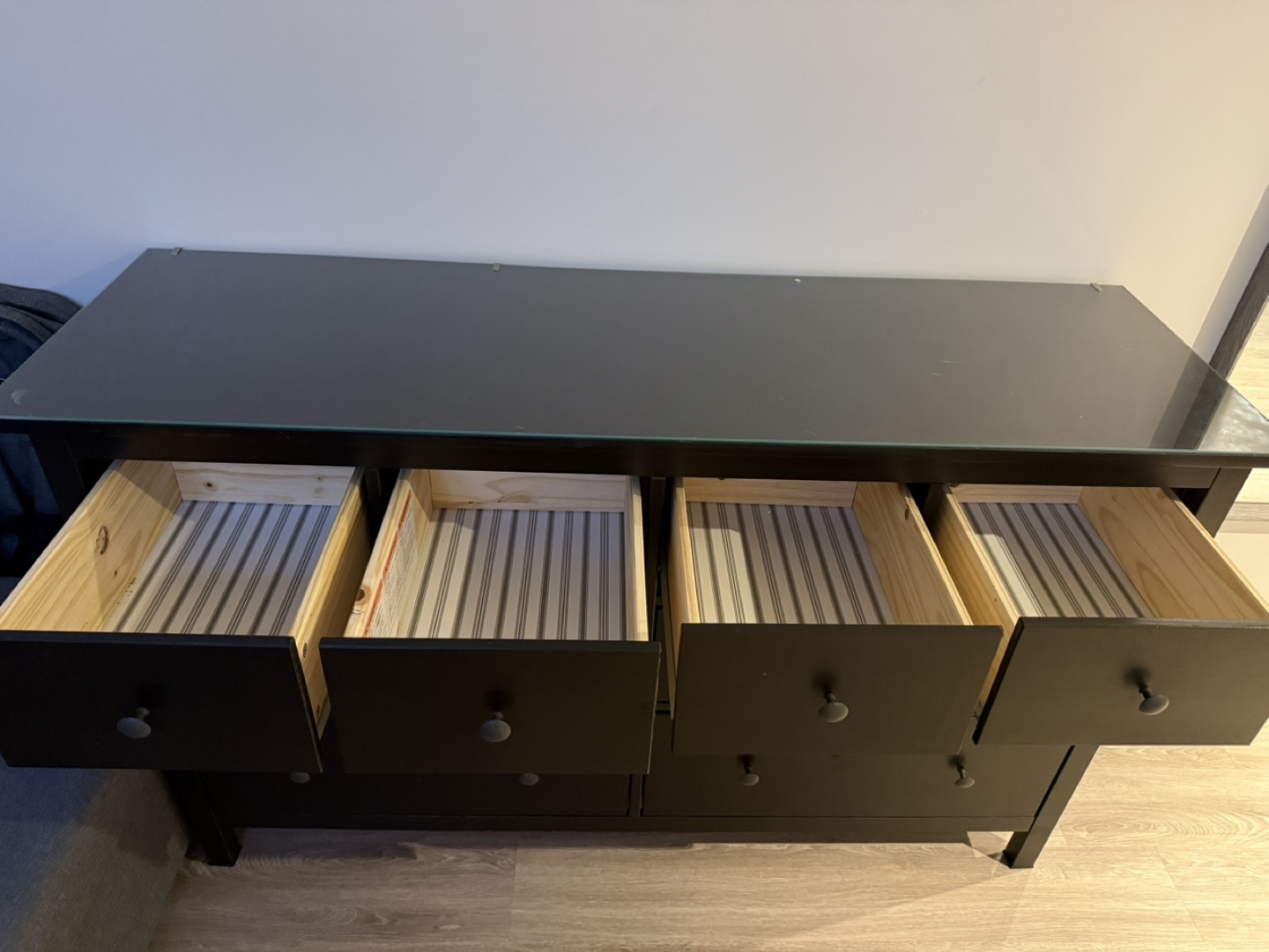 IKEA MALM 8-Drawer Dresser with Glass Top - photo 5