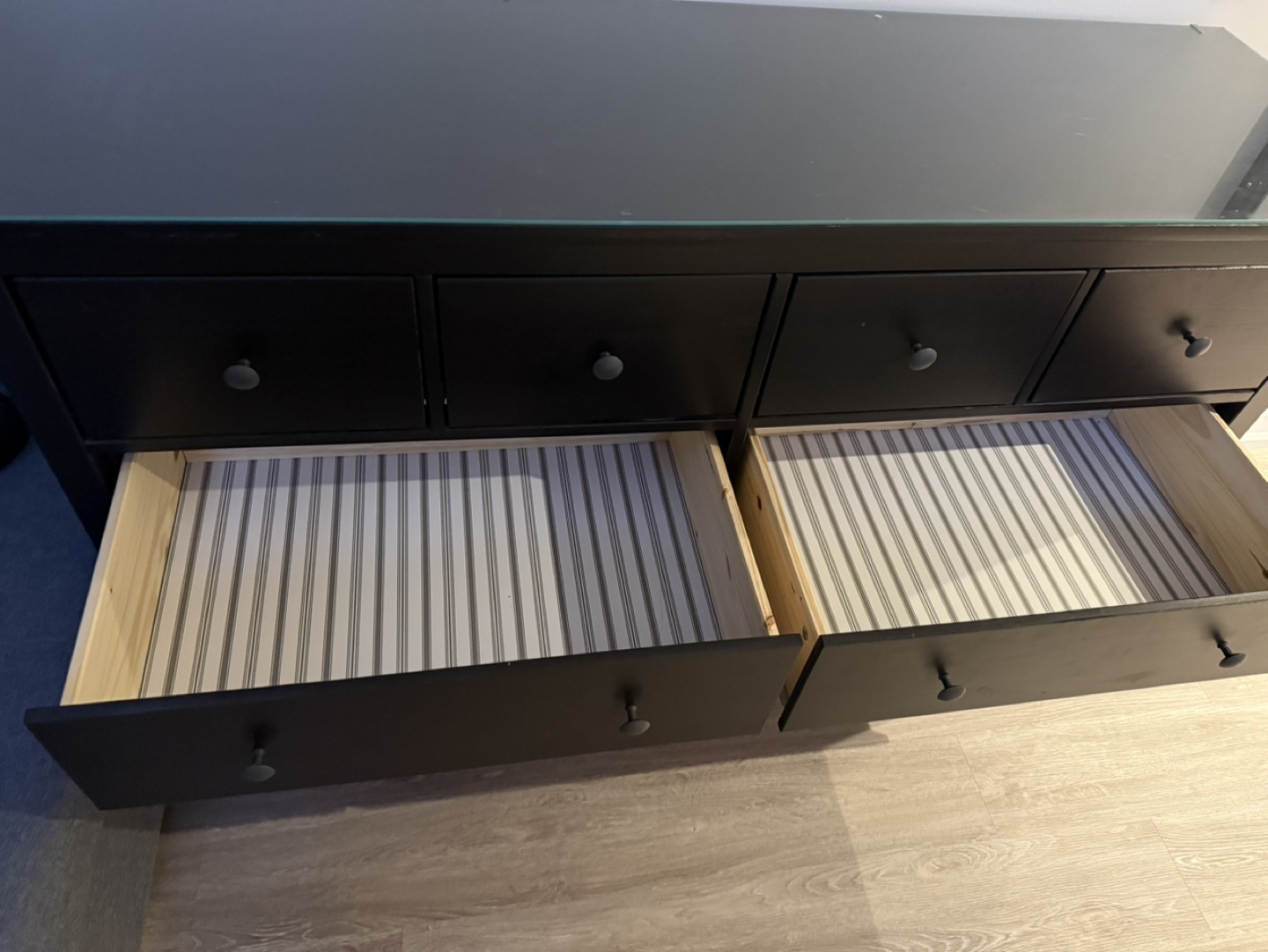 IKEA MALM 8-Drawer Dresser with Glass Top - photo 4