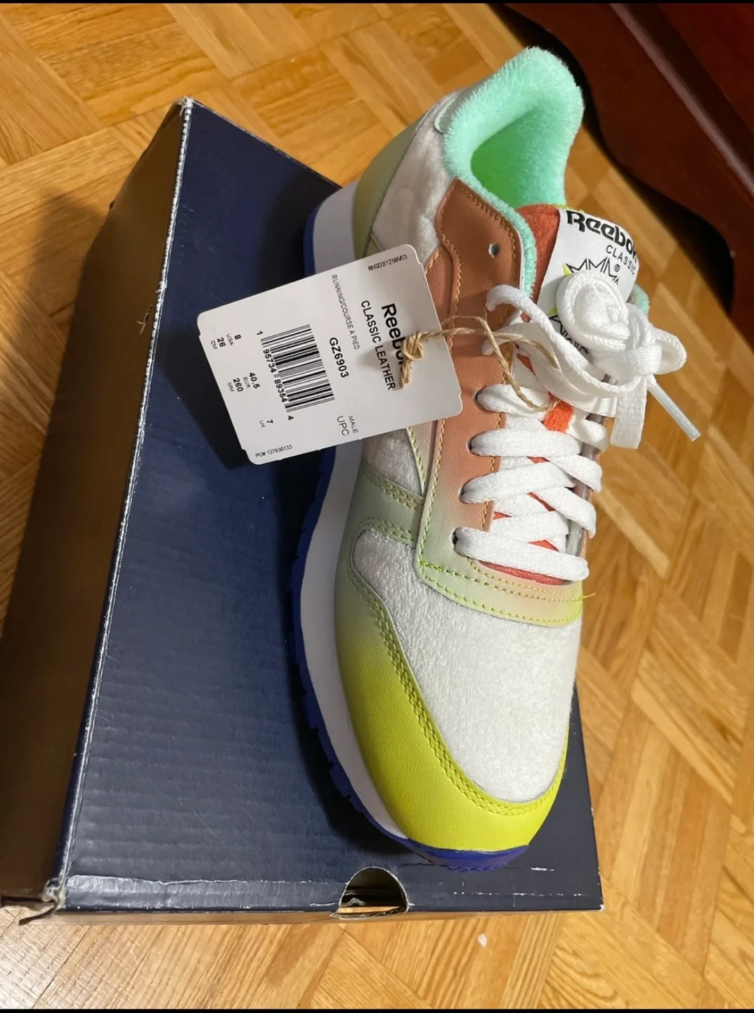 DANIEL MOON X CLASSIC LEATHER 'ACID YELLOW BRIGHT COBALT' image indicator(2)