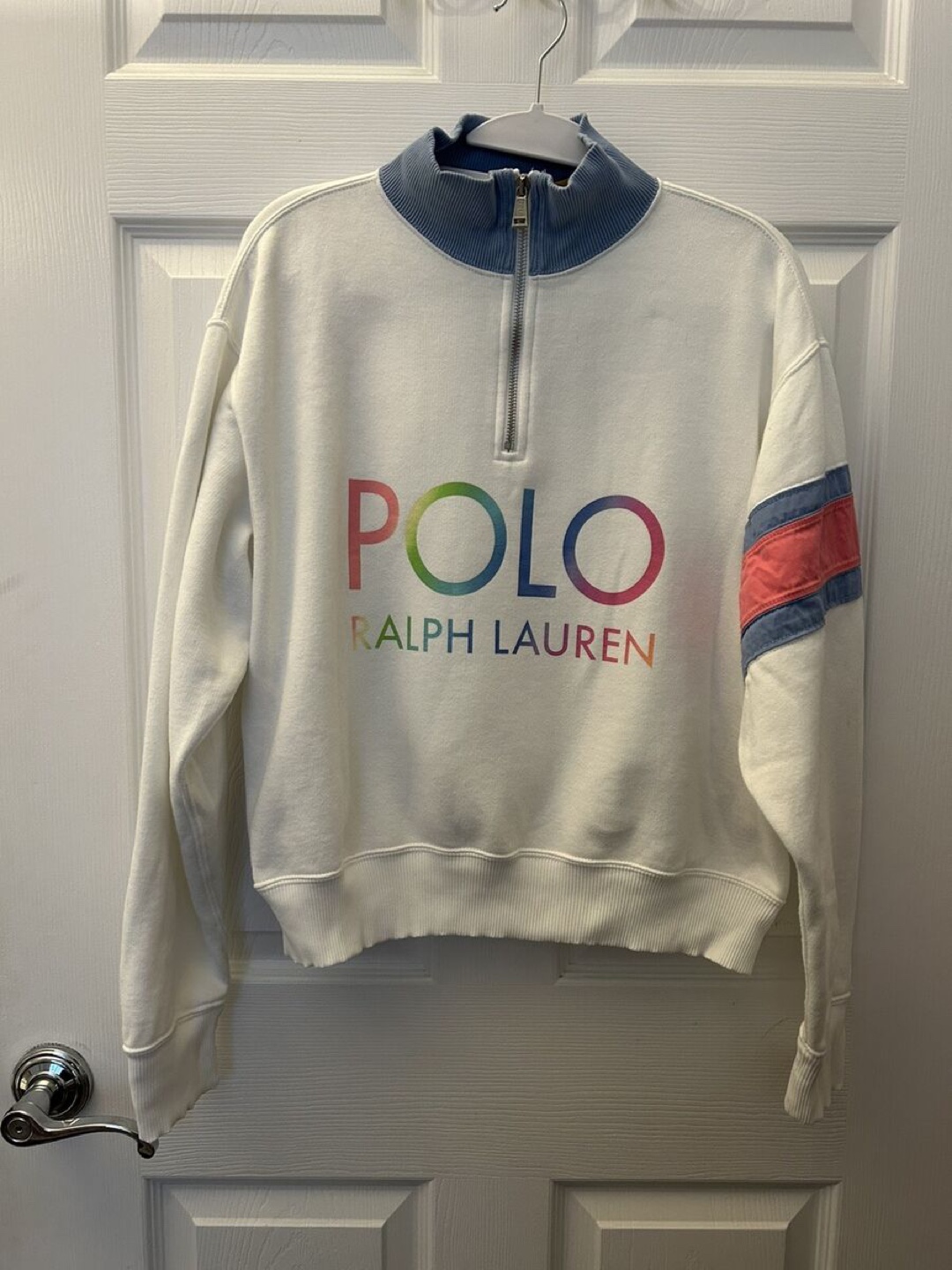 Polo Ralph Lauren Rainbow Logo Zip Sweatshirt
