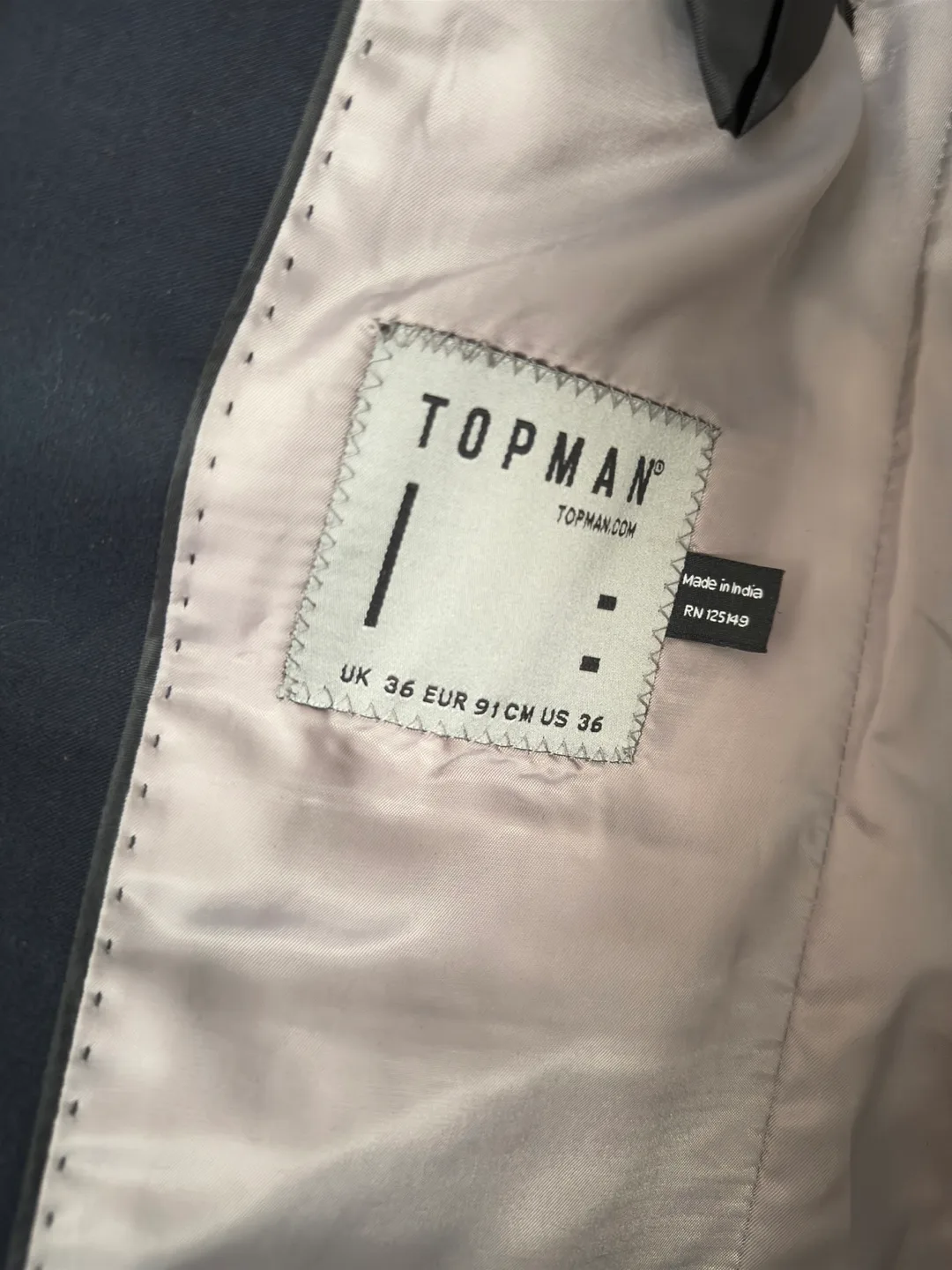 Topman Men's Size 36 Blazer image indicator(3)