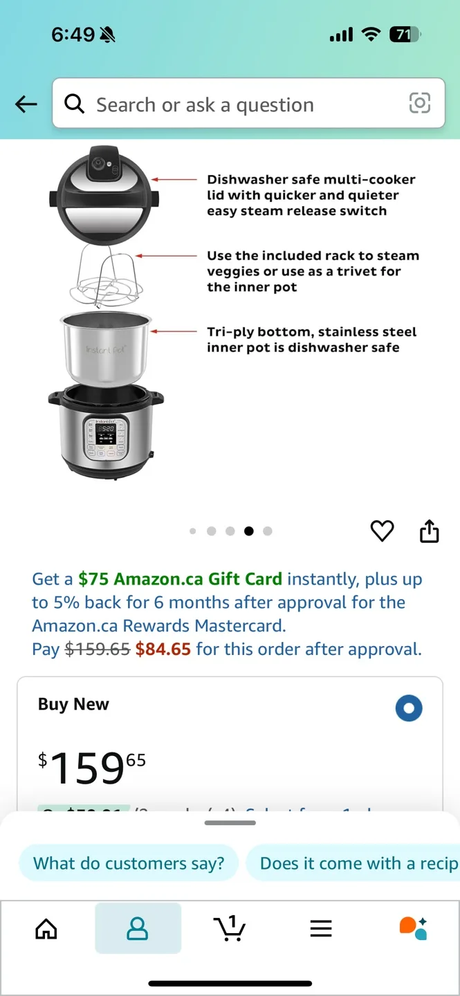 Instant Pot Duo 7-in-1 Electric Pressure Cooker image indicator(4)