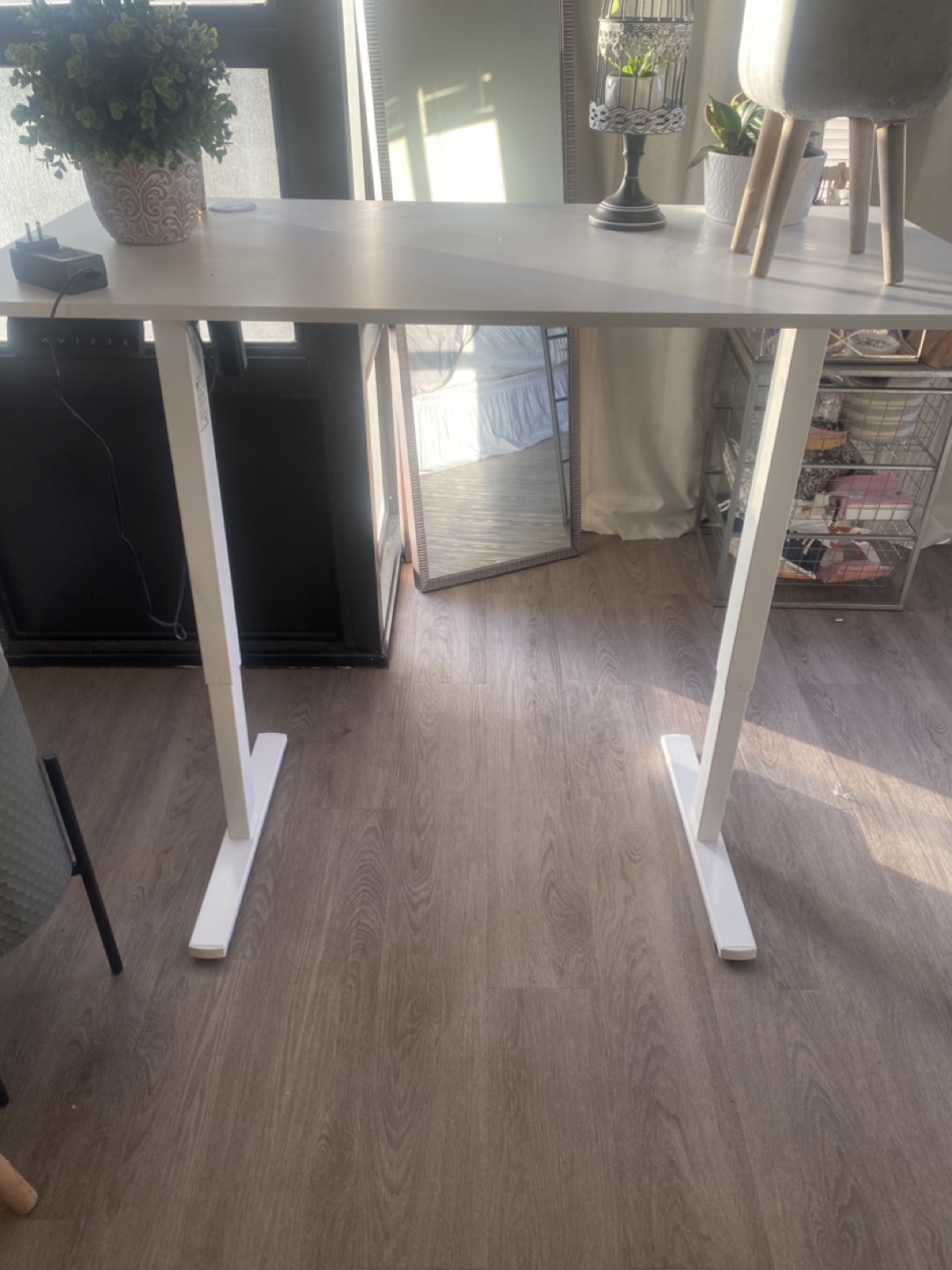 Electric Standing Desk - White