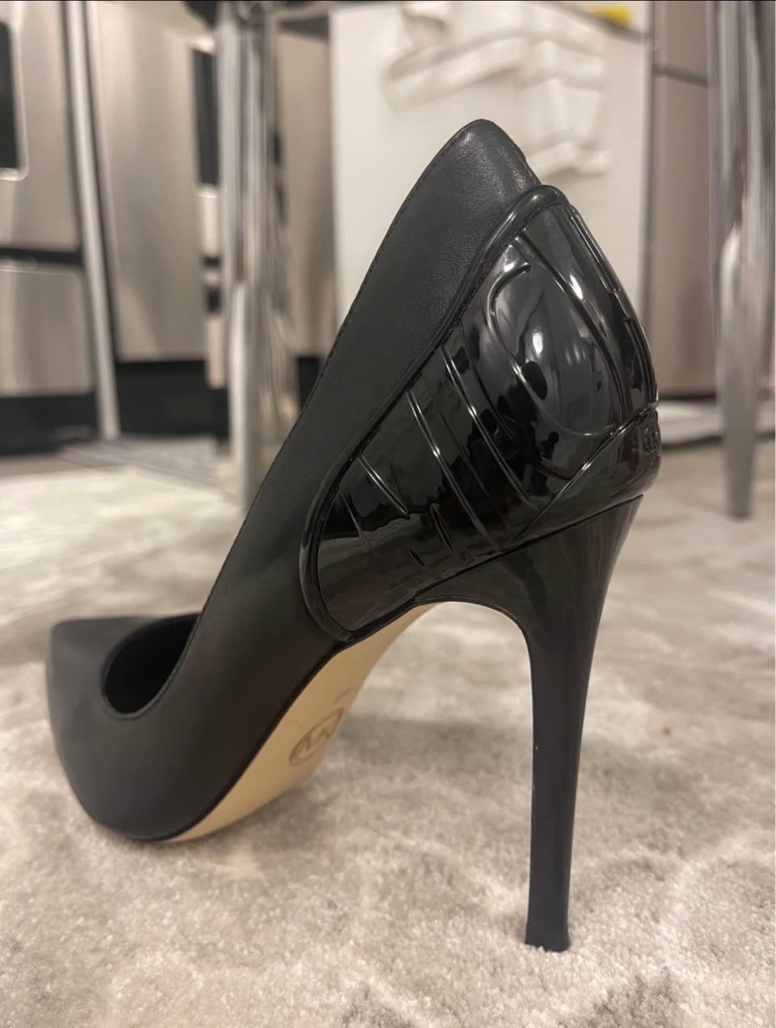 Michael Kors Black Leather High Heels